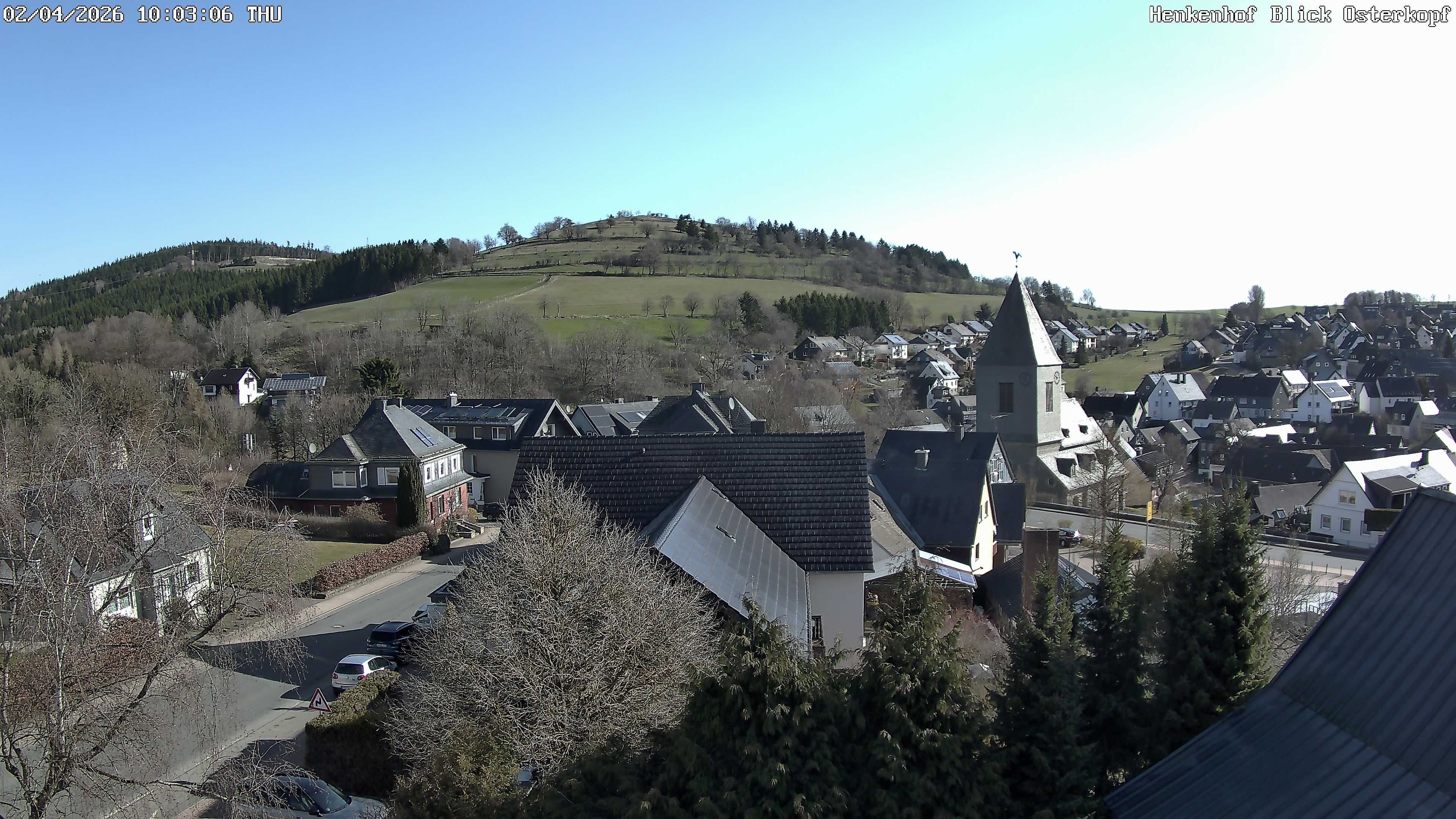 Archiv Foto Webcam Ortsmitte Usseln