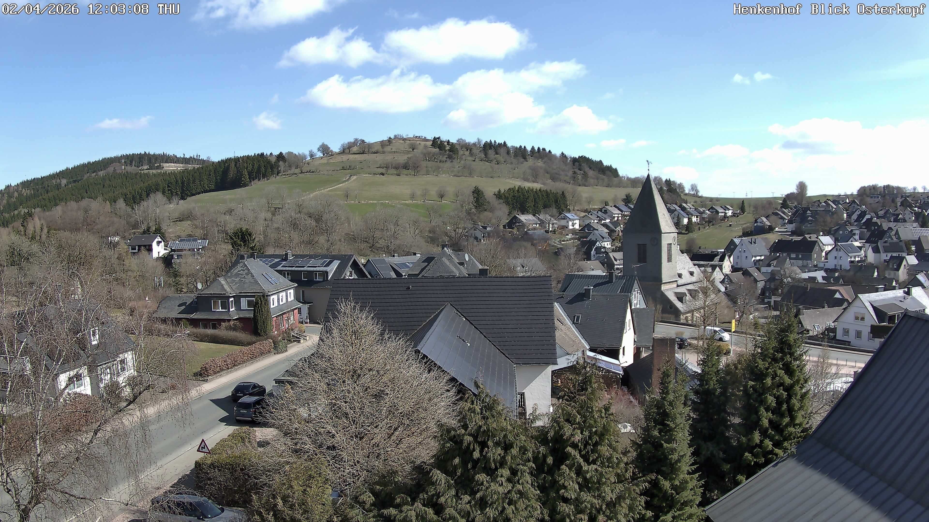 Archiv Foto Webcam Ortsmitte Usseln