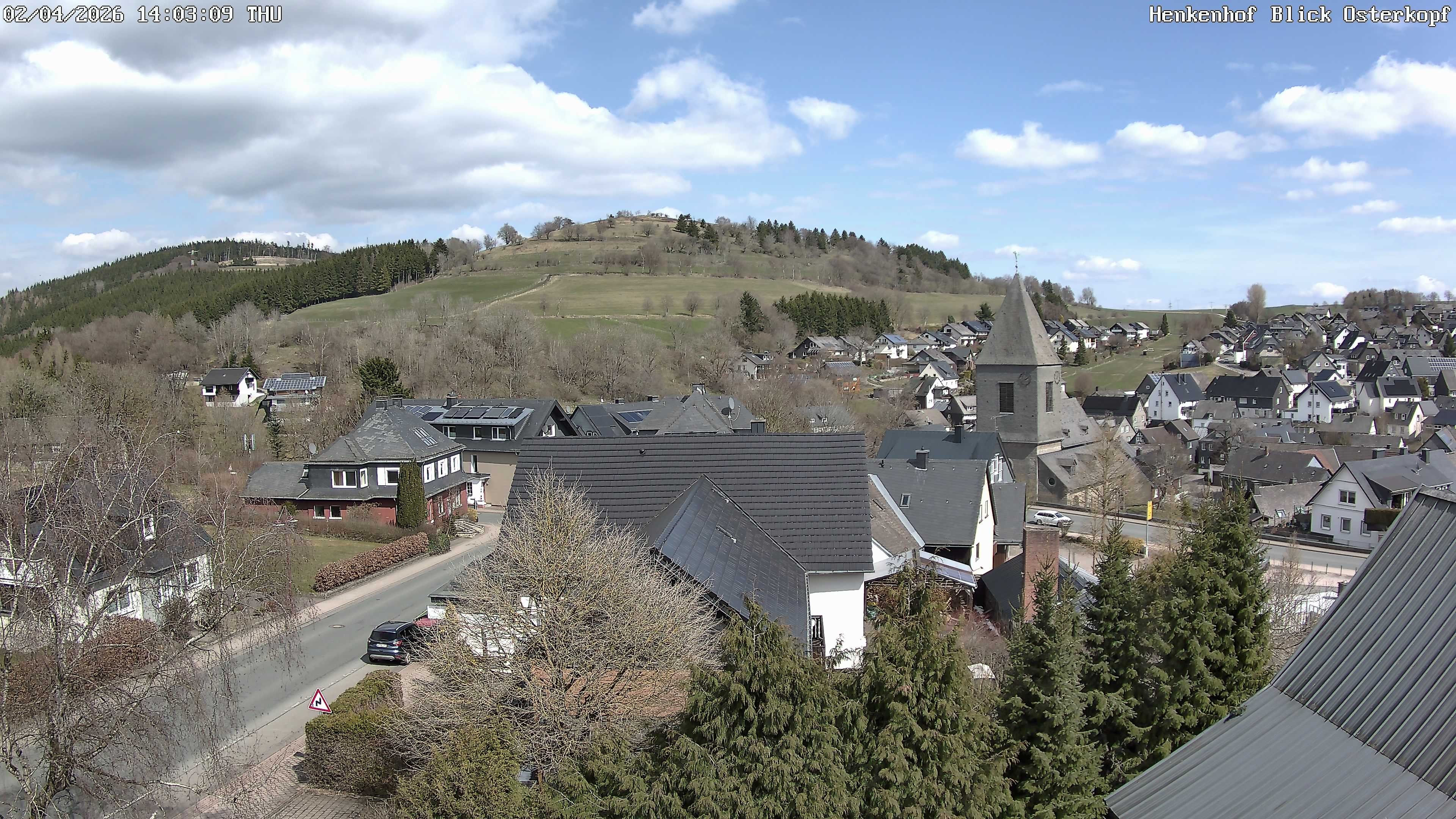 Archiv Foto Webcam Ortsmitte Usseln