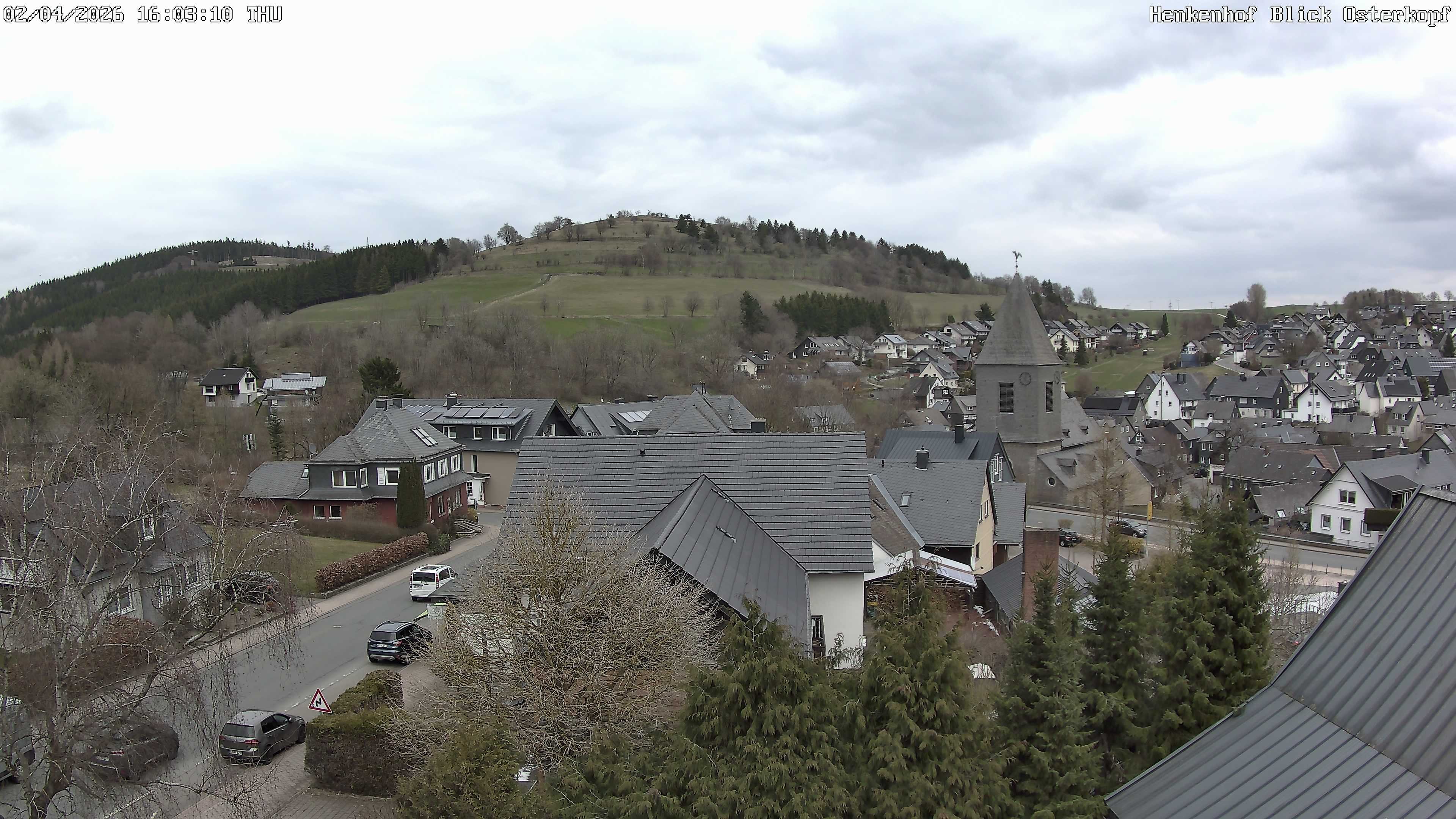 Archiv Foto Webcam Ortsmitte Usseln