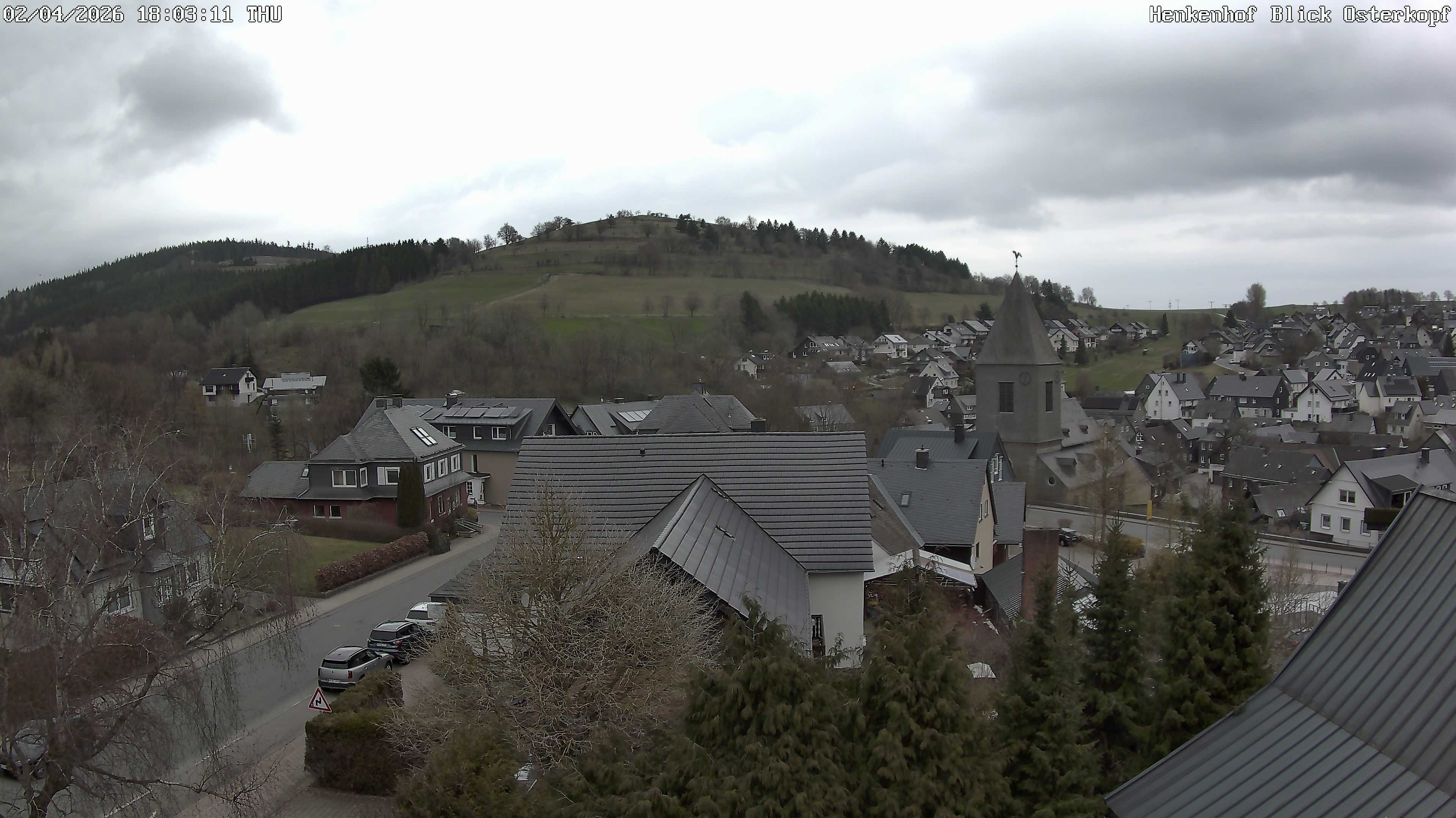 Archiv Foto Webcam Ortsmitte Usseln