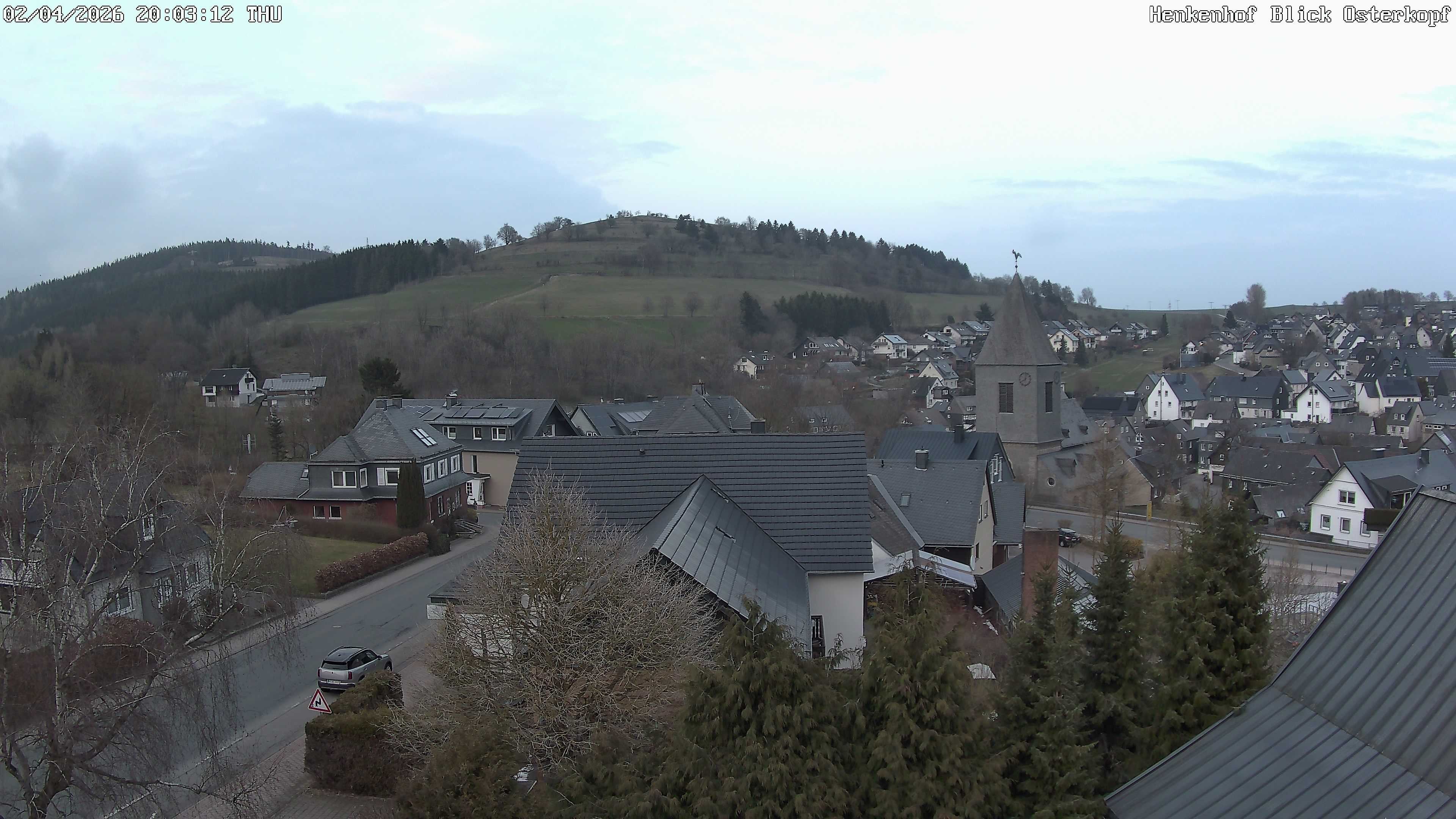 Archiv Foto Webcam Ortsmitte Usseln