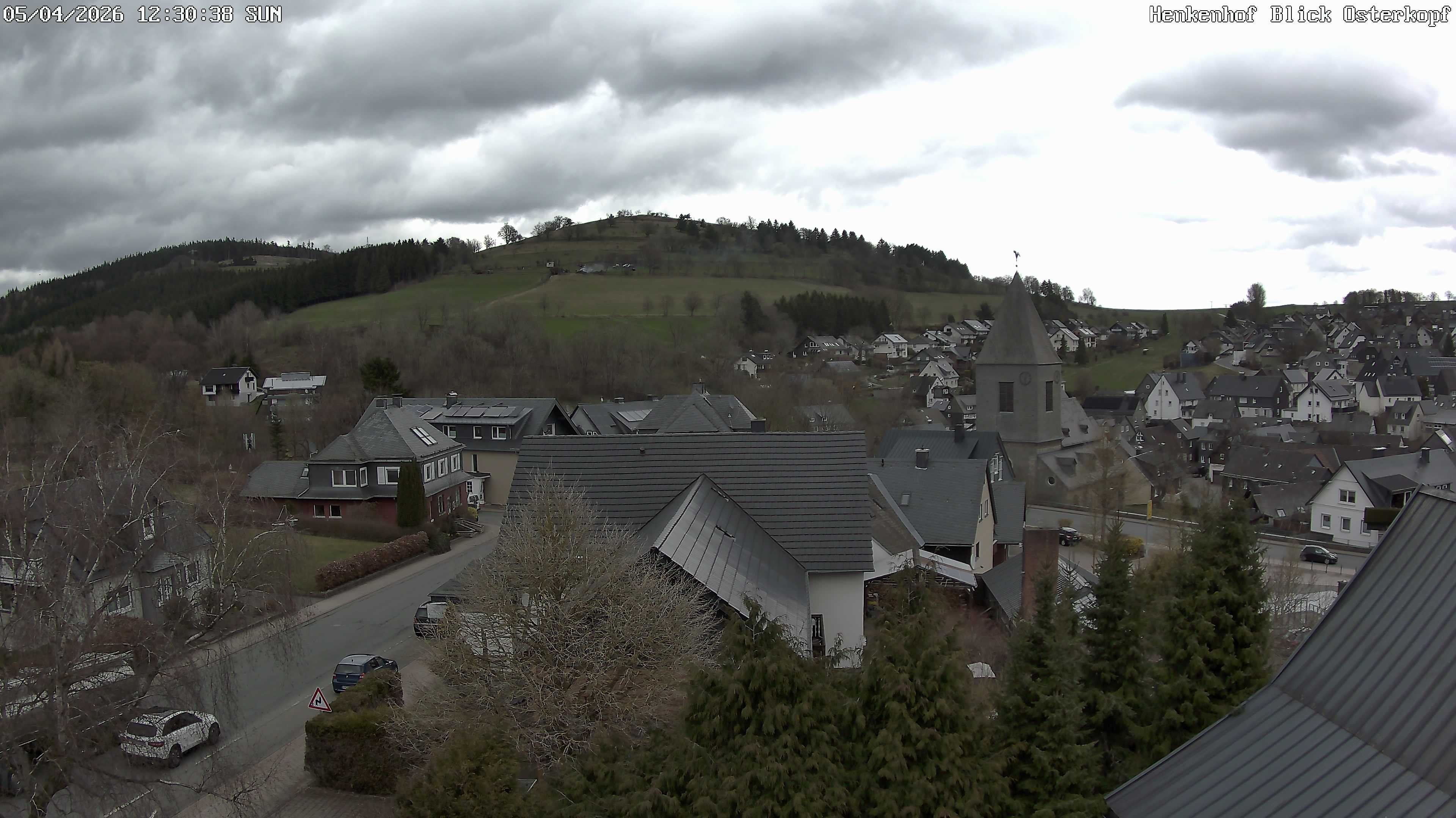 Archiv Foto Webcam Ortsmitte Usseln