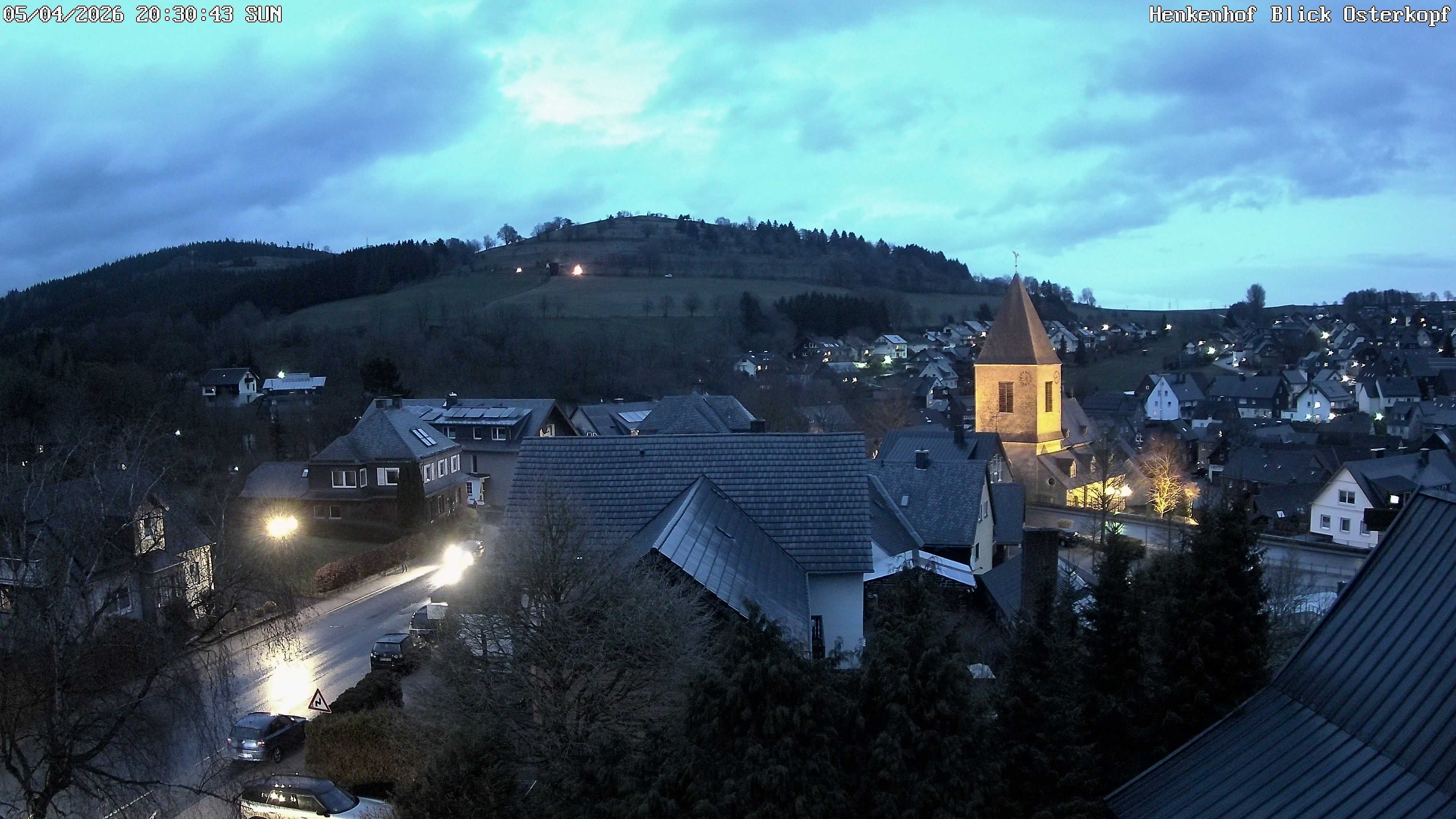 Archiv Foto Webcam Ortsmitte Usseln