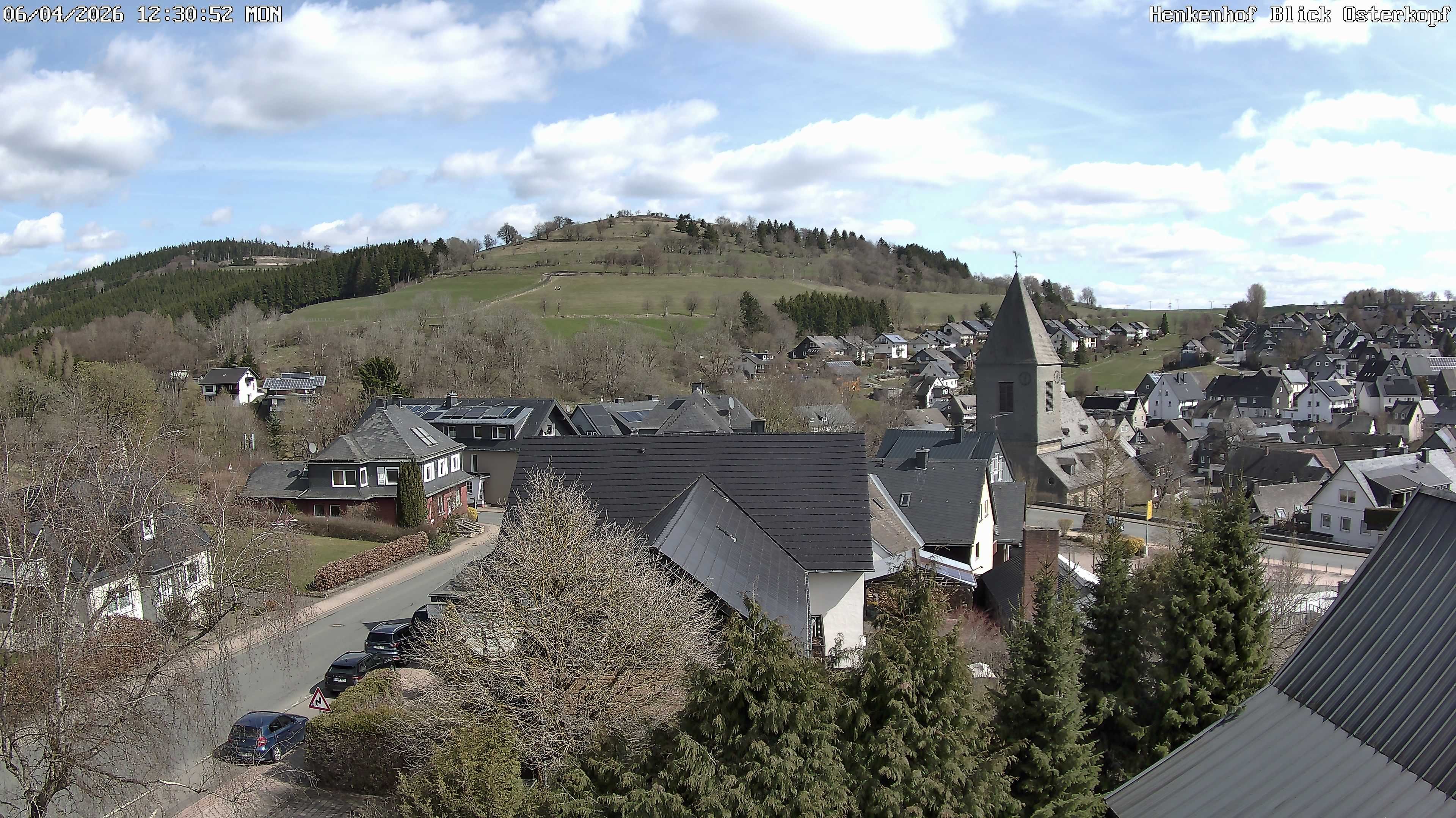 Archiv Foto Webcam Ortsmitte Usseln