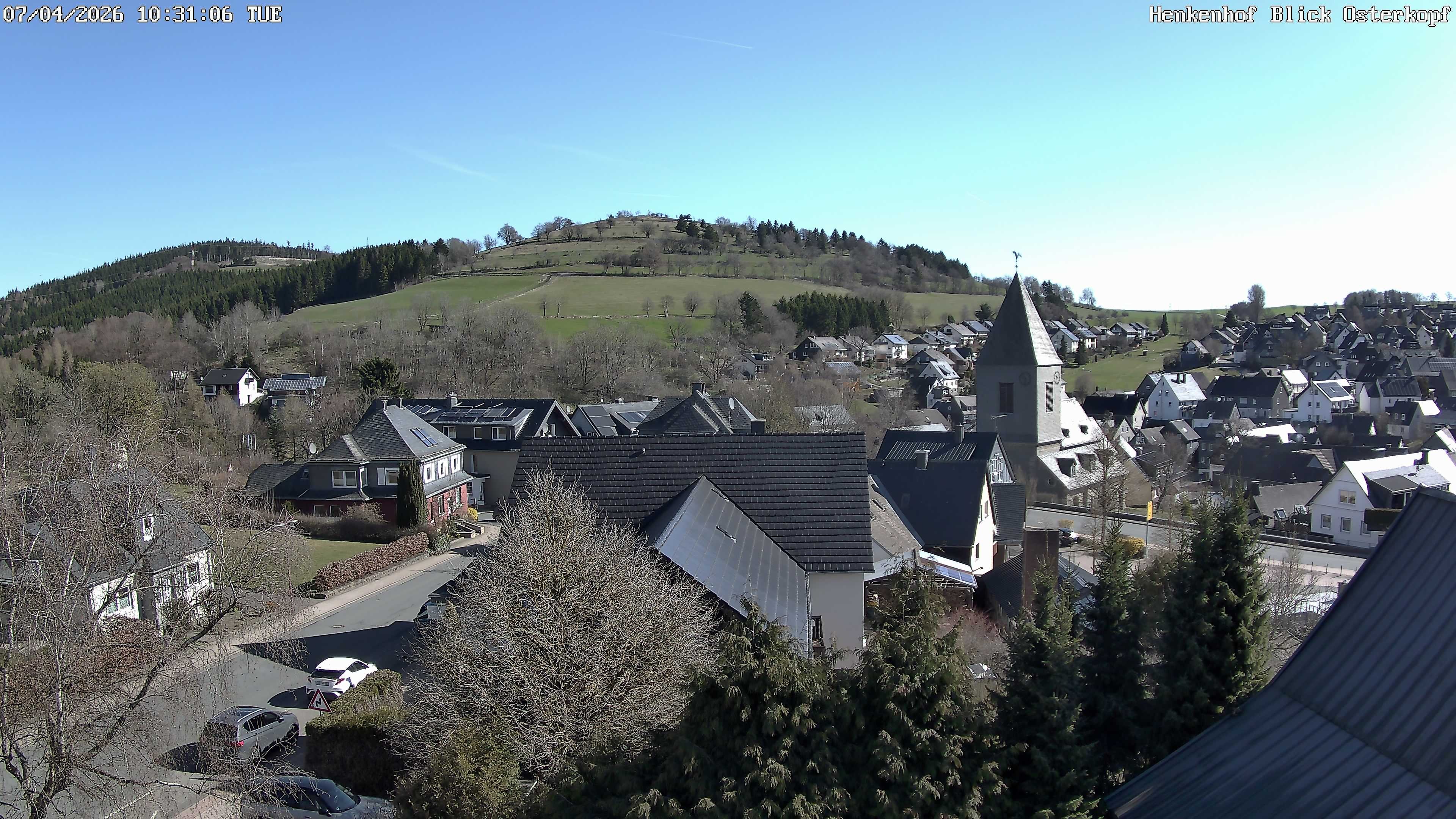 Archiv Foto Webcam Ortsmitte Usseln