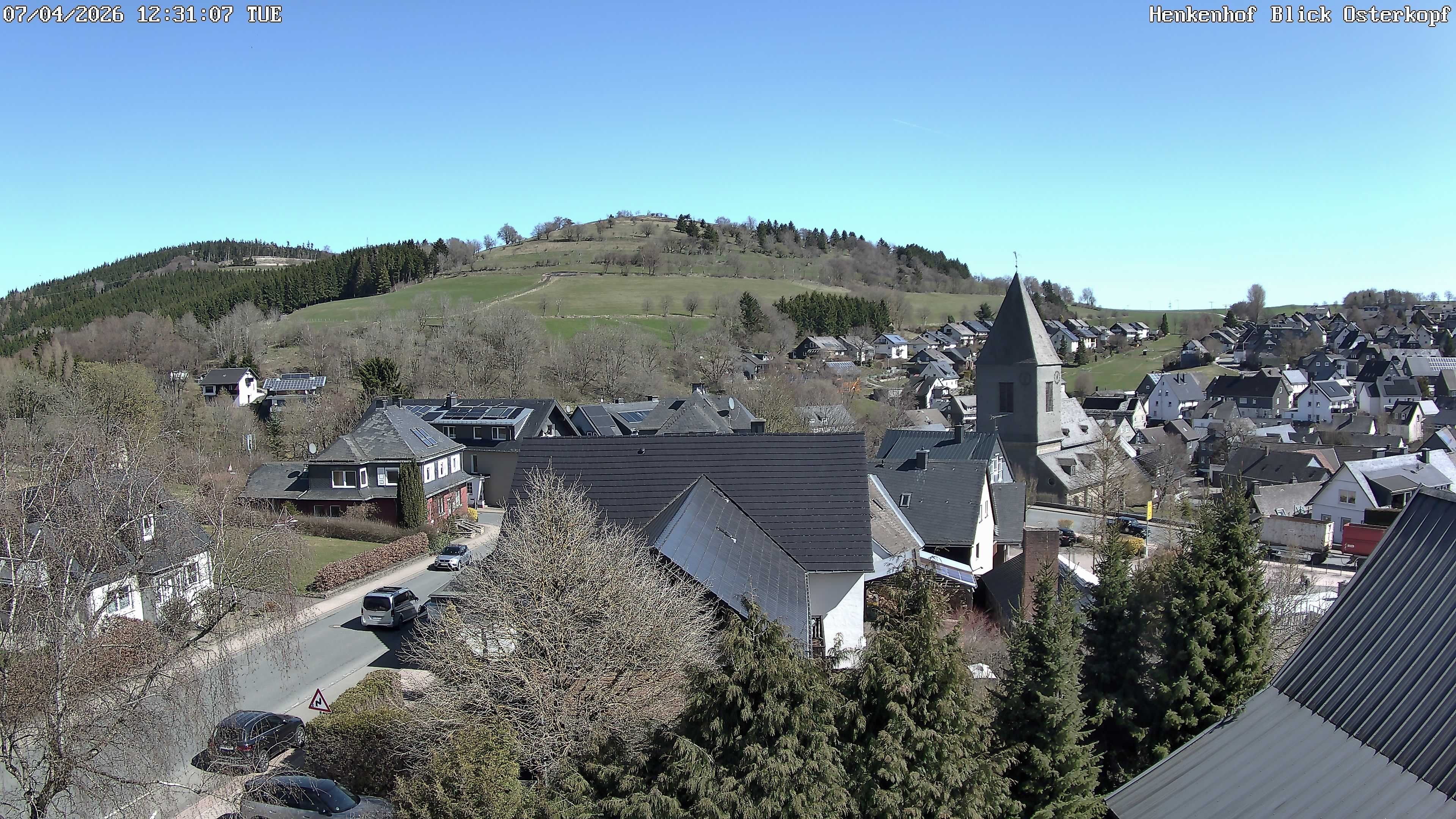 Archiv Foto Webcam Ortsmitte Usseln