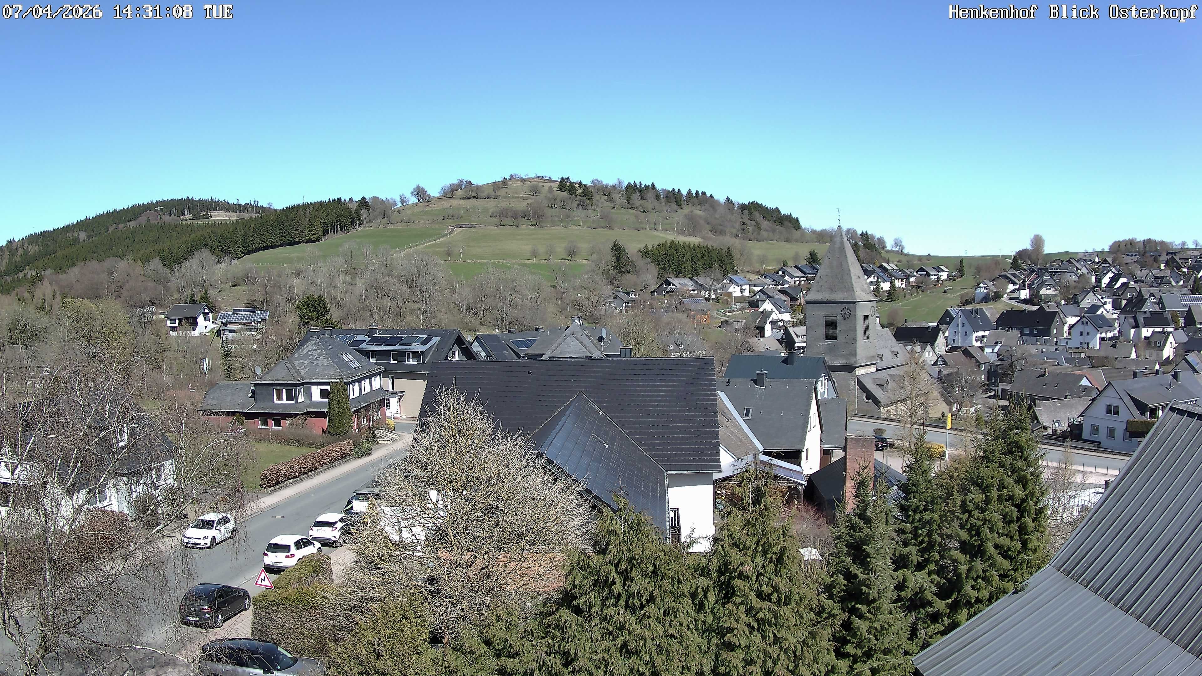 Archiv Foto Webcam Ortsmitte Usseln