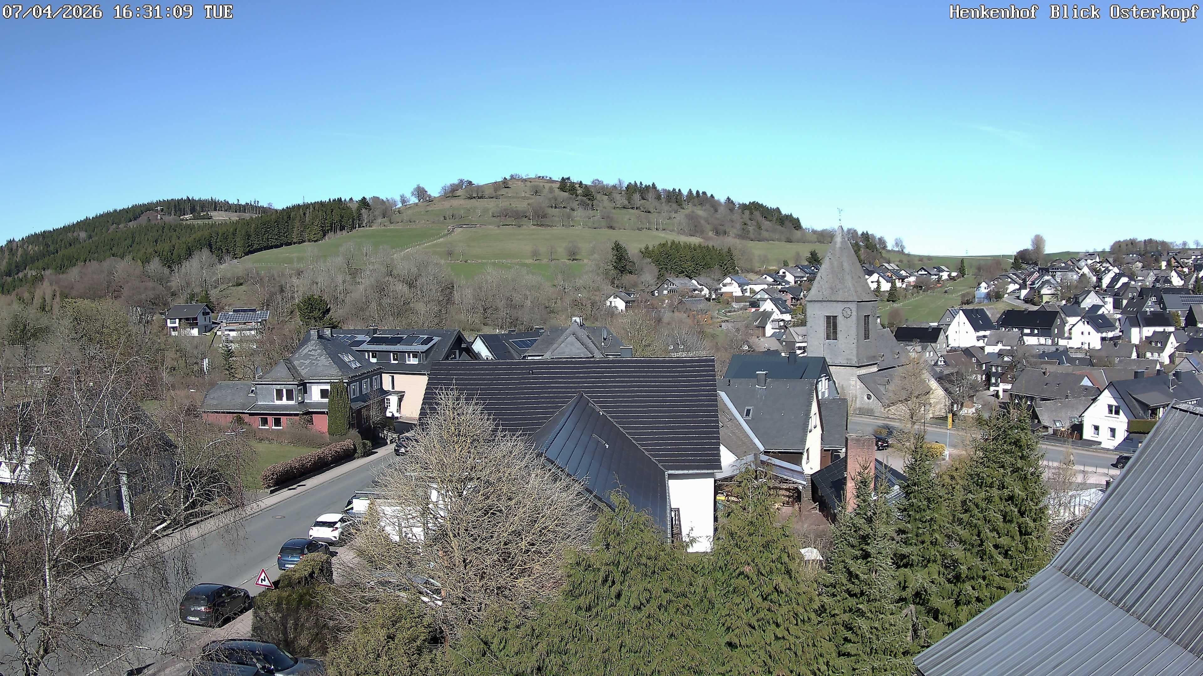 Archiv Foto Webcam Ortsmitte Usseln