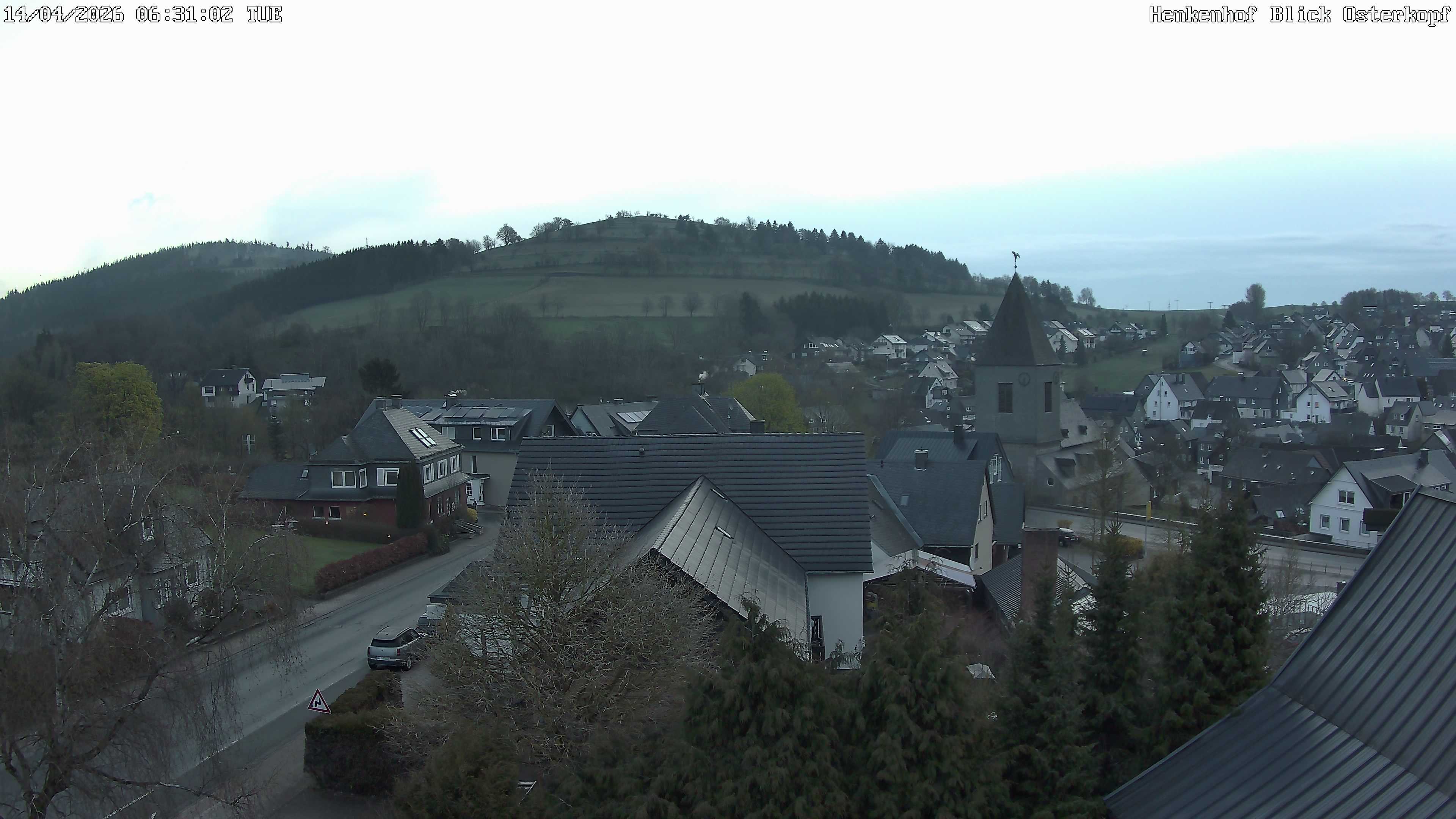 Archiv Foto Webcam Ortsmitte Usseln