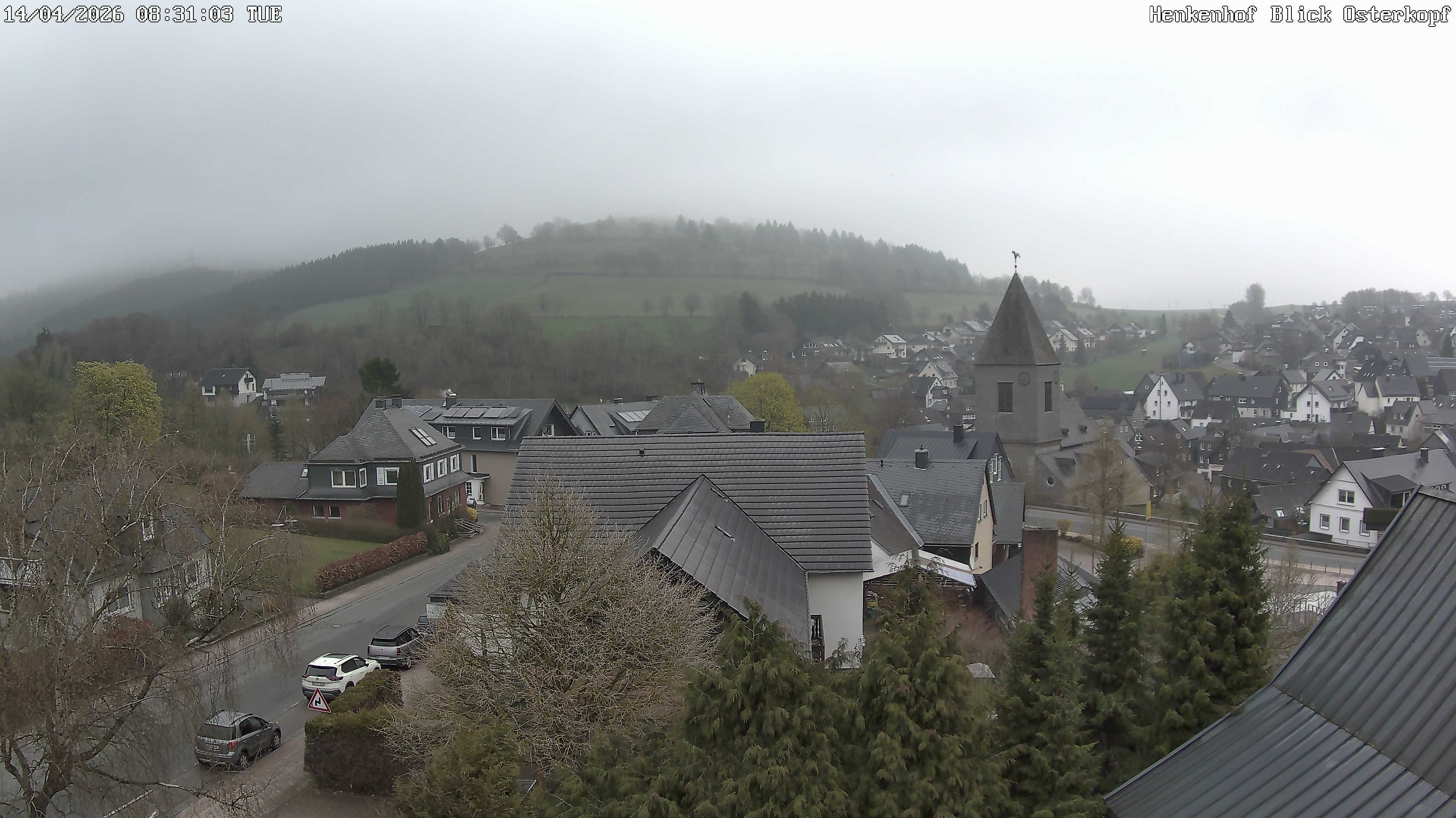 Archiv Foto Webcam Ortsmitte Usseln