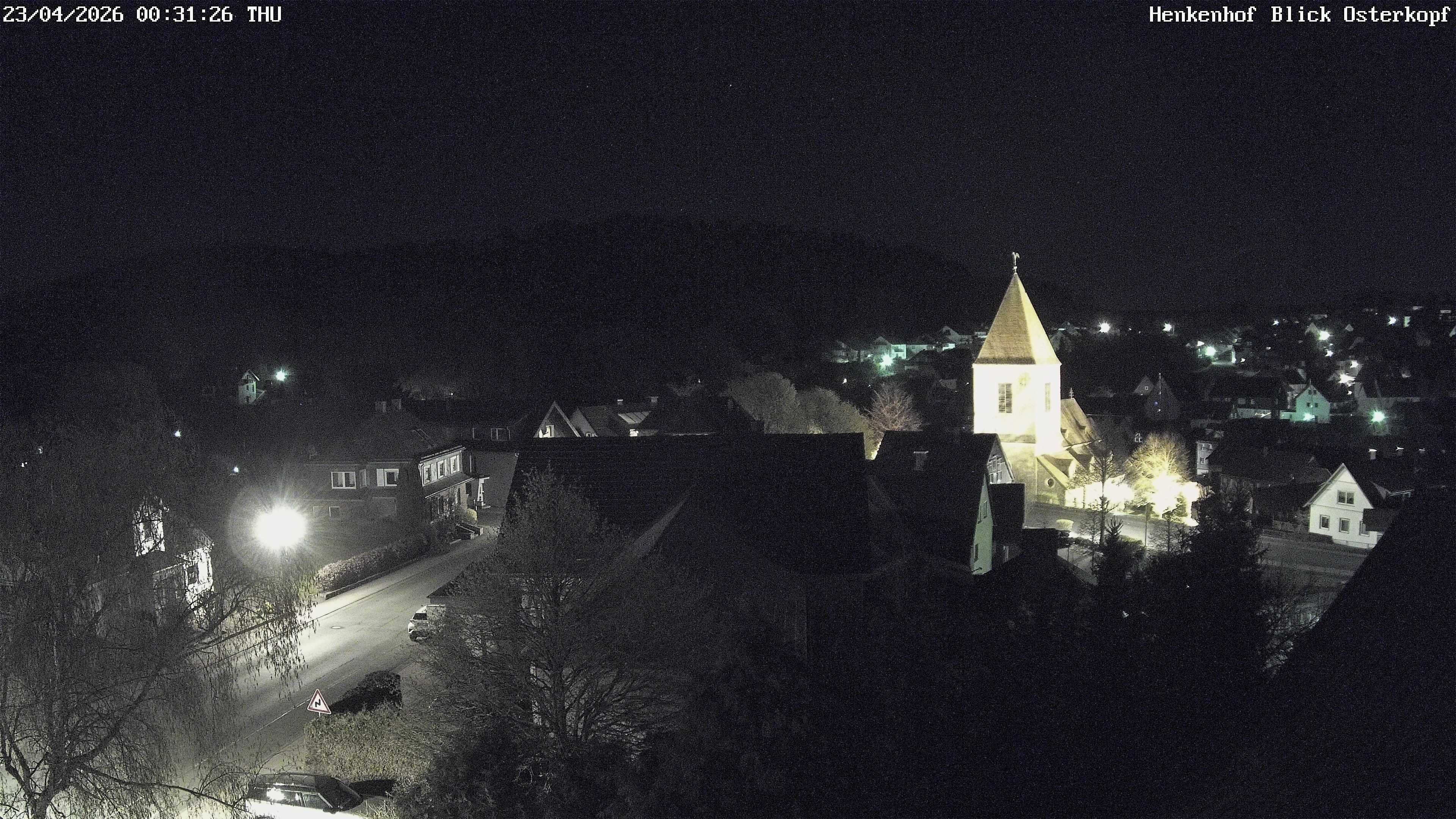 Archiv Foto Webcam Ortsmitte Usseln