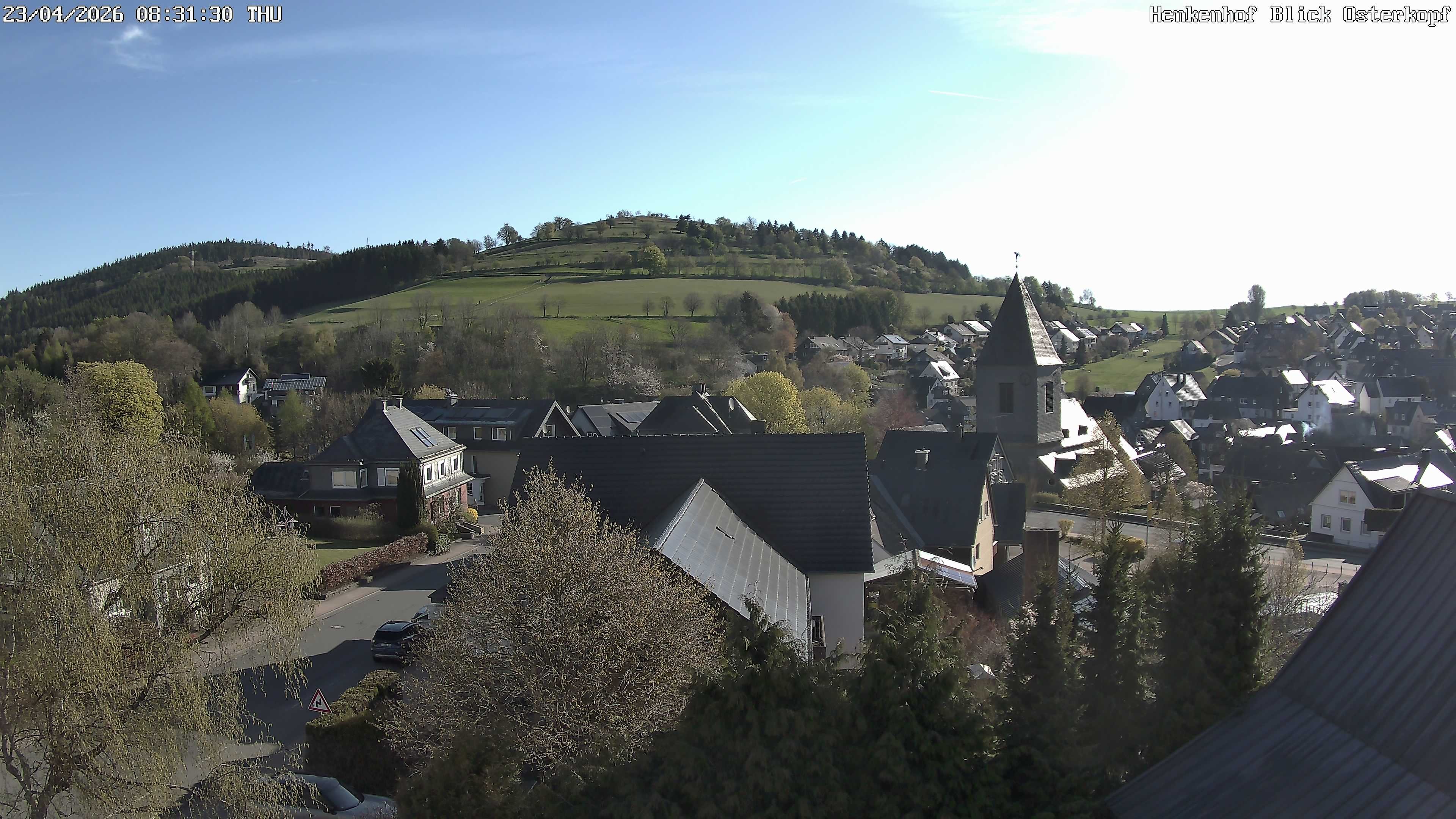 Archiv Foto Webcam Ortsmitte Usseln