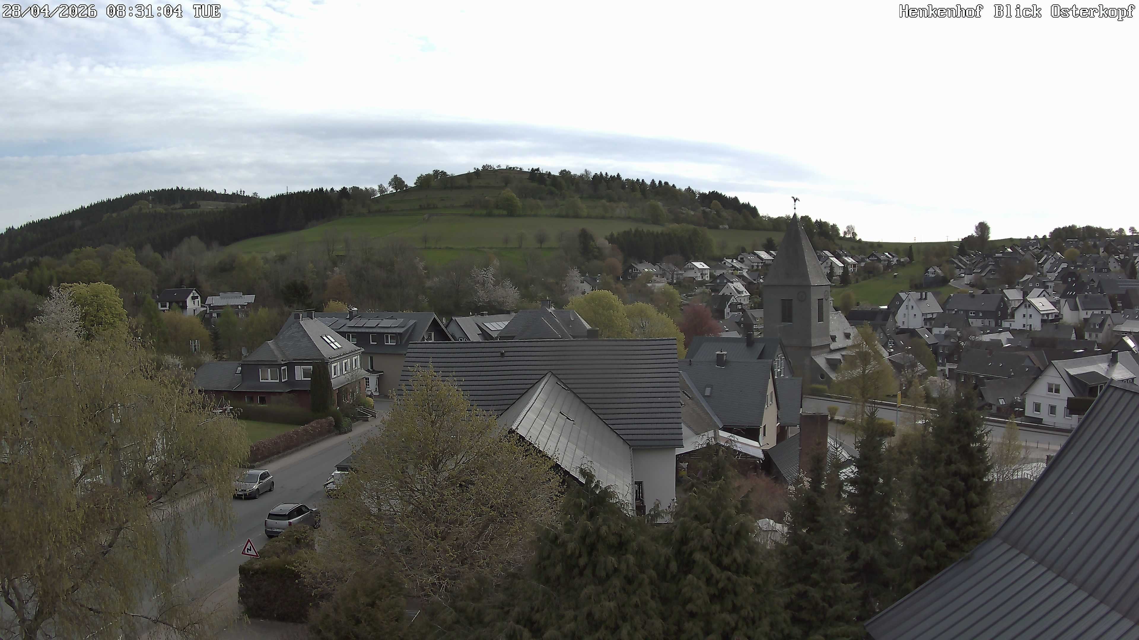 Archiv Foto Webcam Ortsmitte Usseln