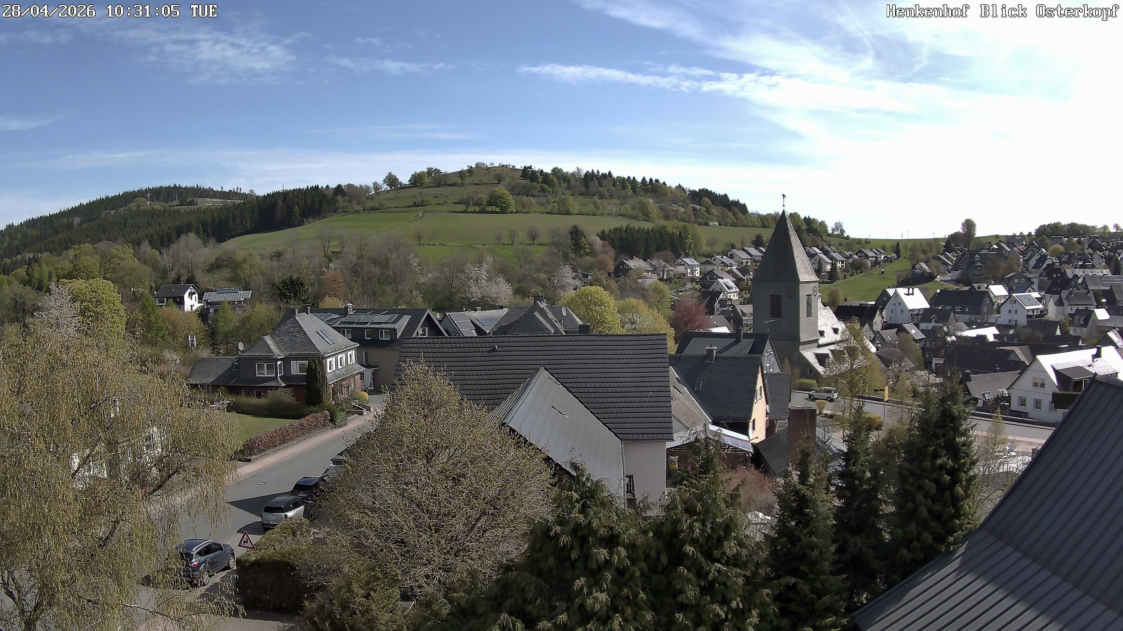 Archiv Foto Webcam Ortsmitte Usseln