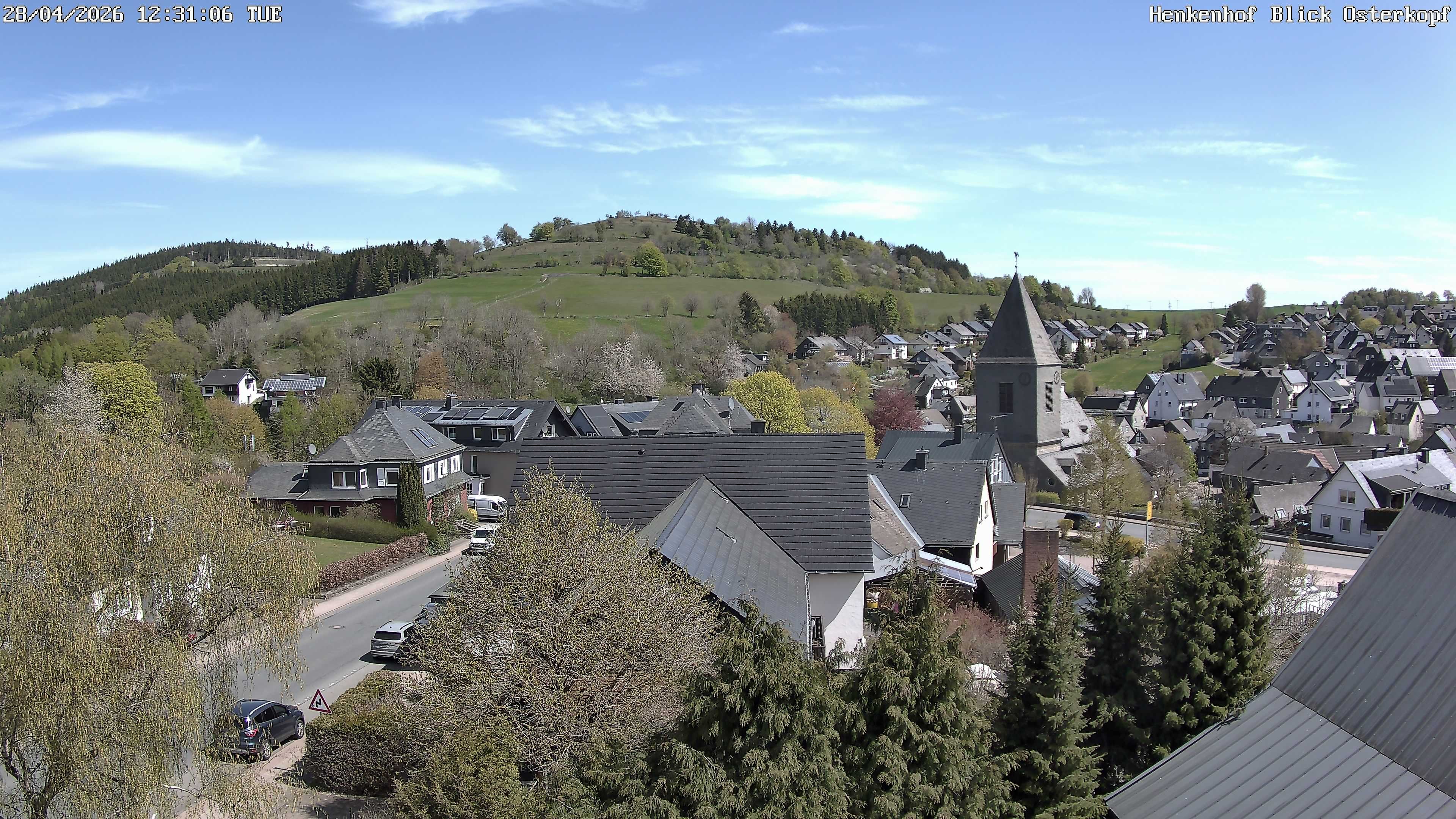 Archiv Foto Webcam Ortsmitte Usseln