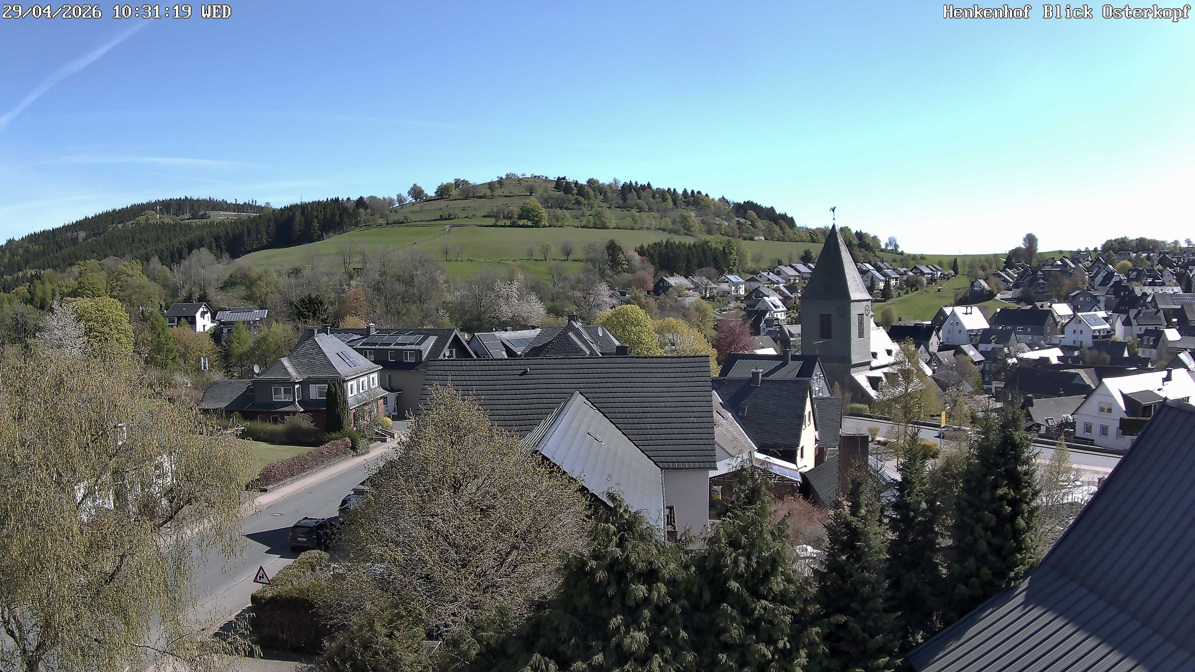 Archiv Foto Webcam Ortsmitte Usseln