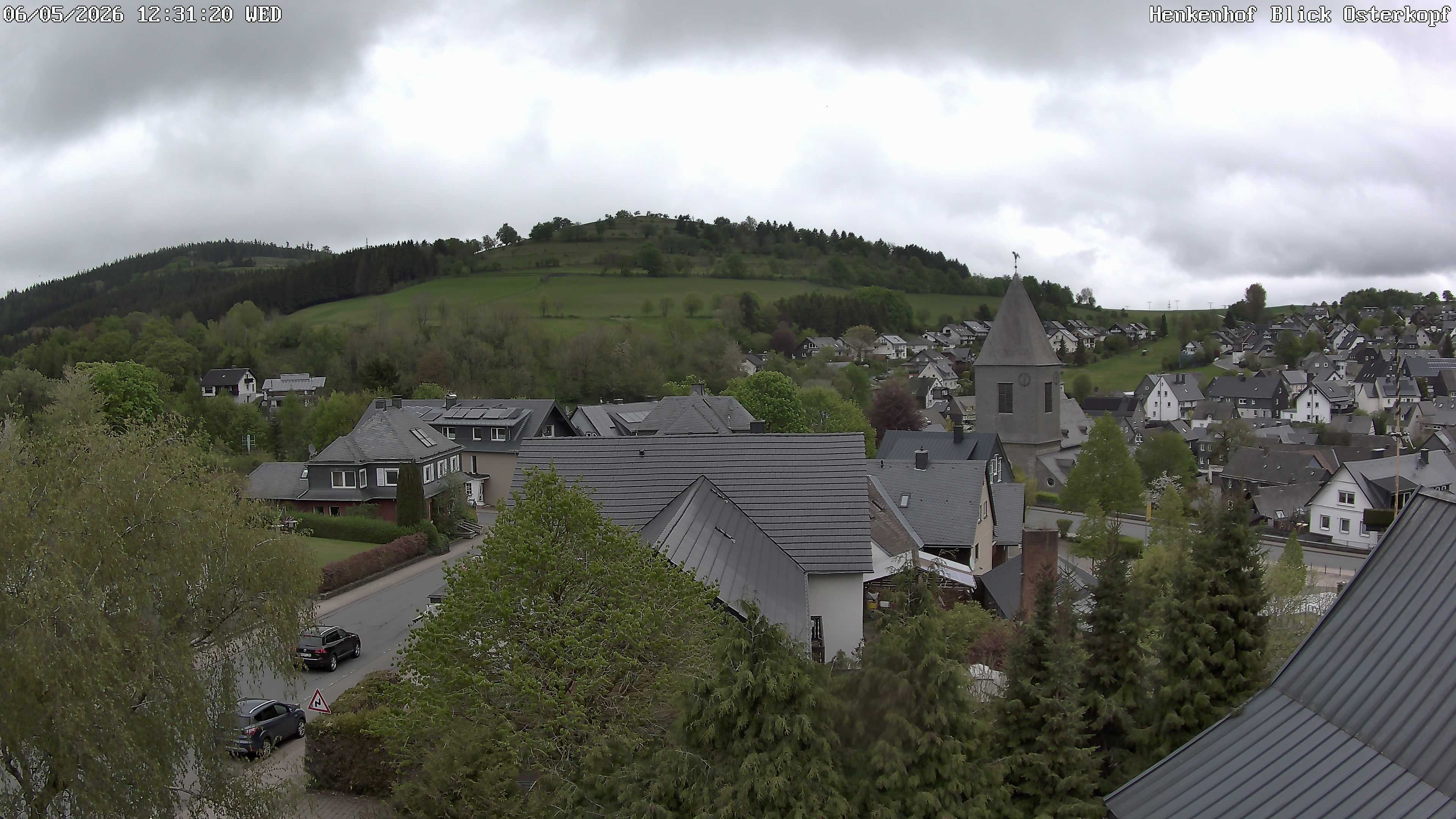 Archiv Foto Webcam Ortsmitte Usseln