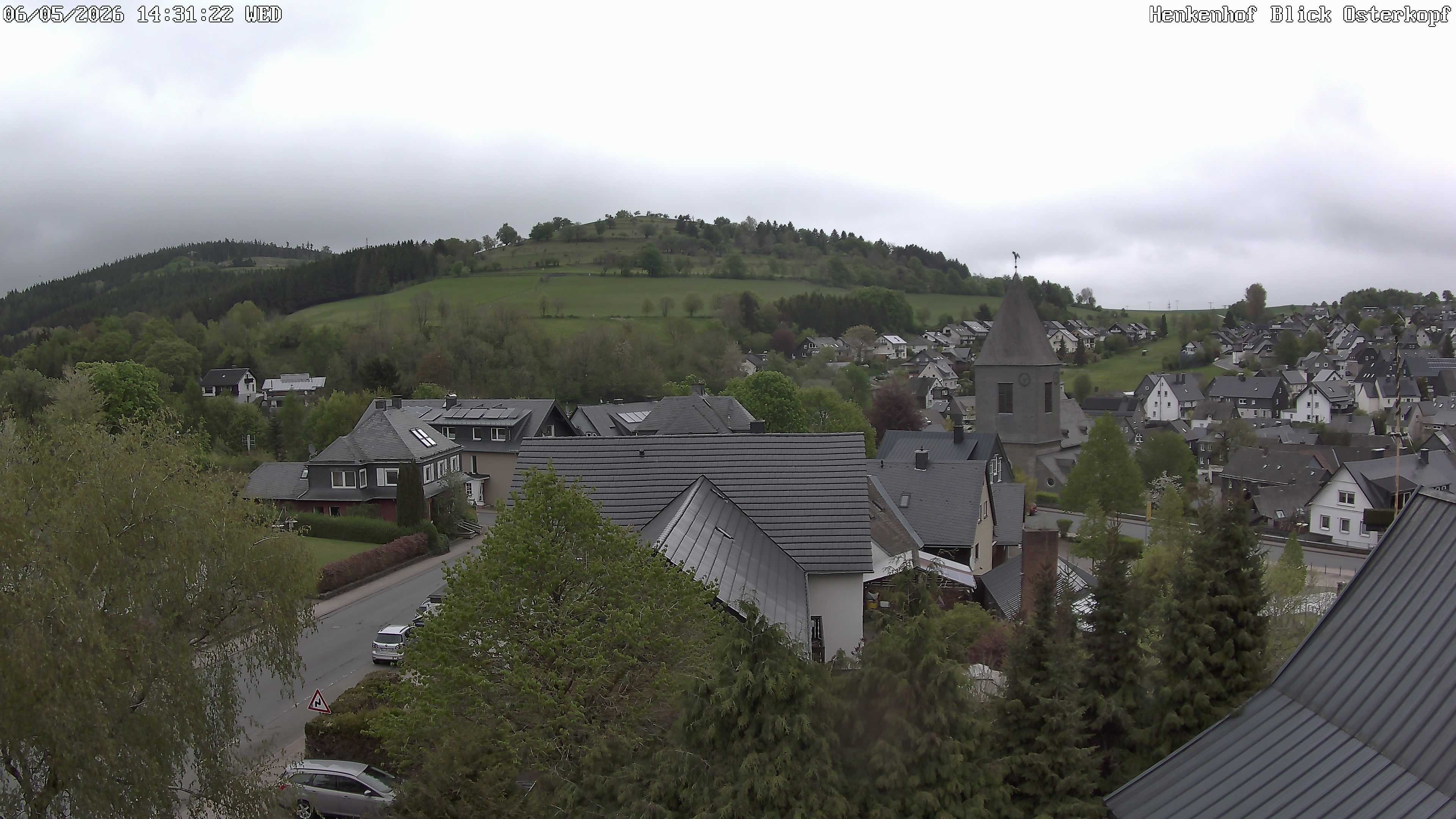 Archiv Foto Webcam Ortsmitte Usseln