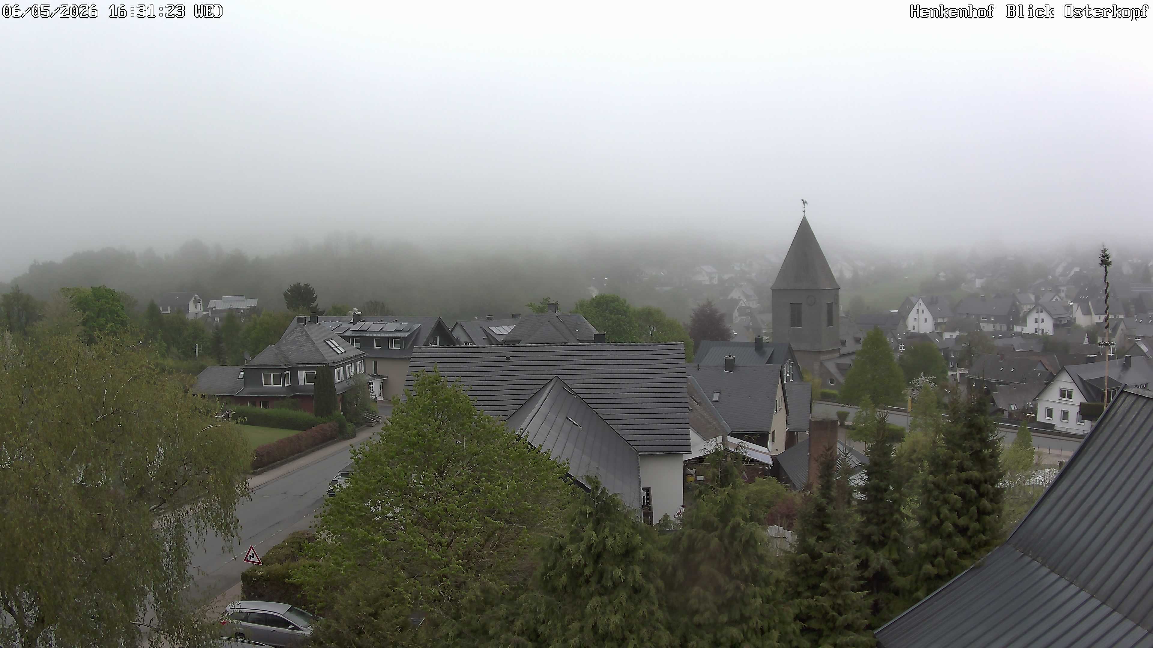 Archiv Foto Webcam Ortsmitte Usseln
