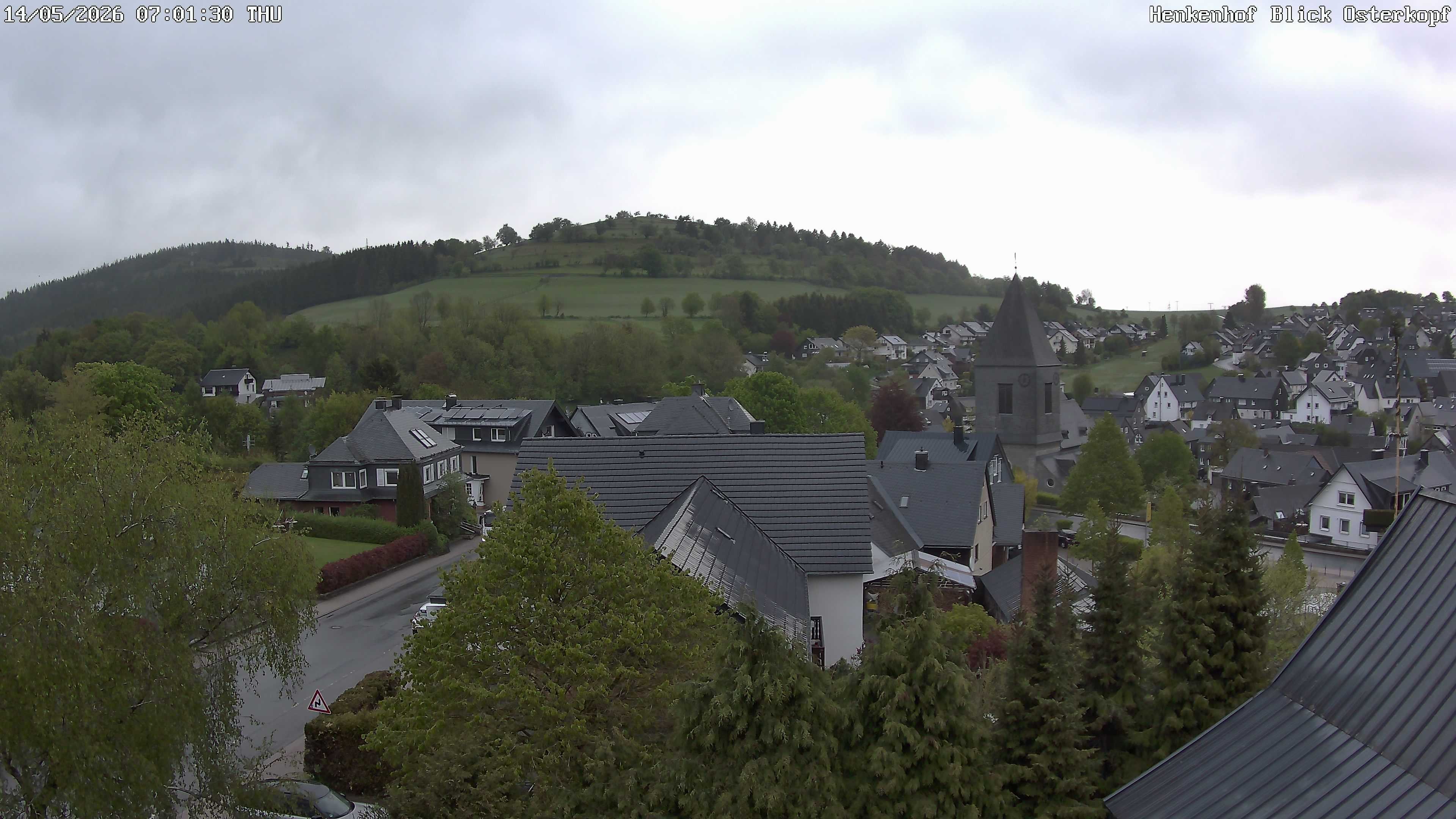 Archiv Foto Webcam Ortsmitte Usseln