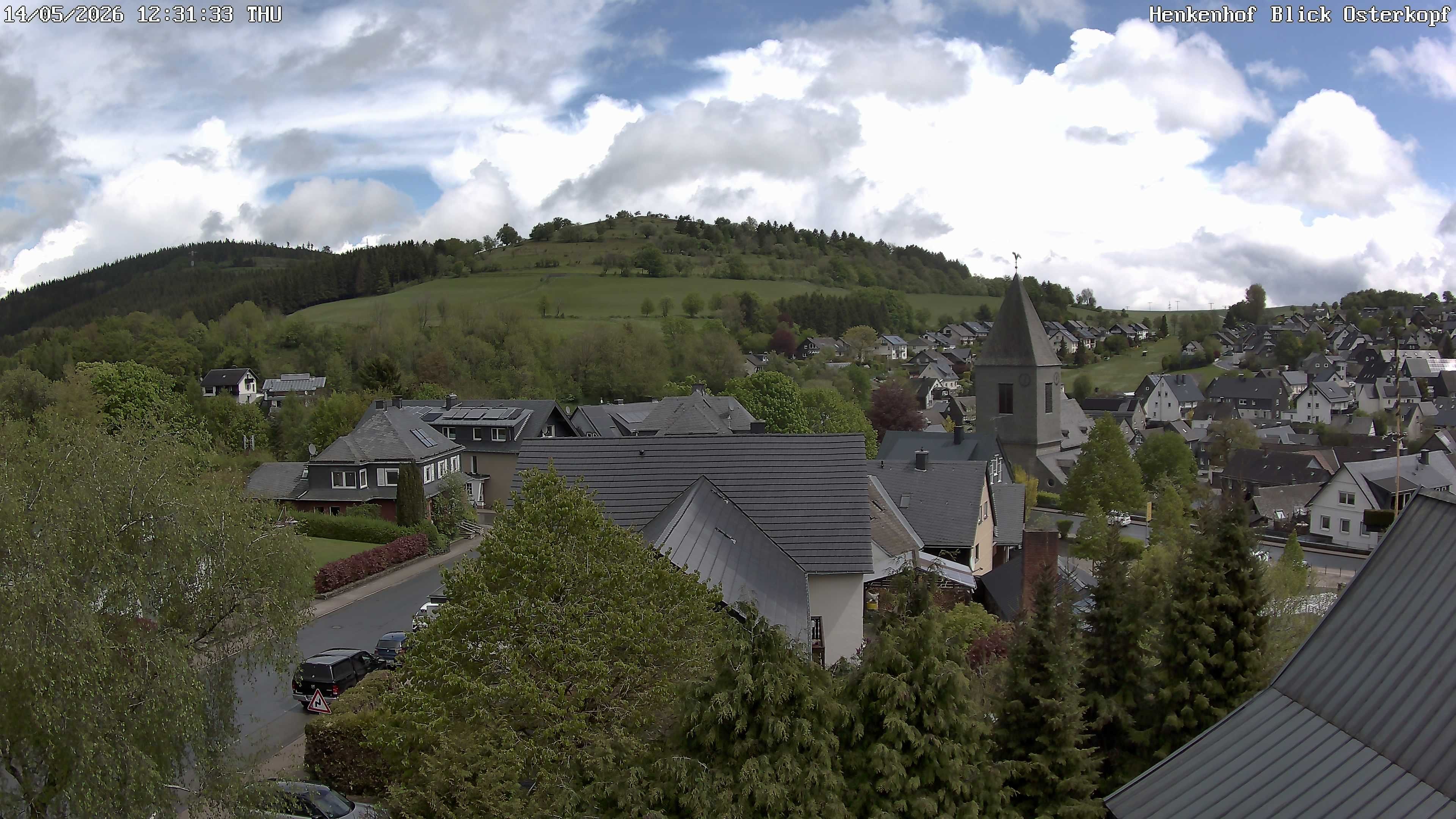 Archiv Foto Webcam Ortsmitte Usseln