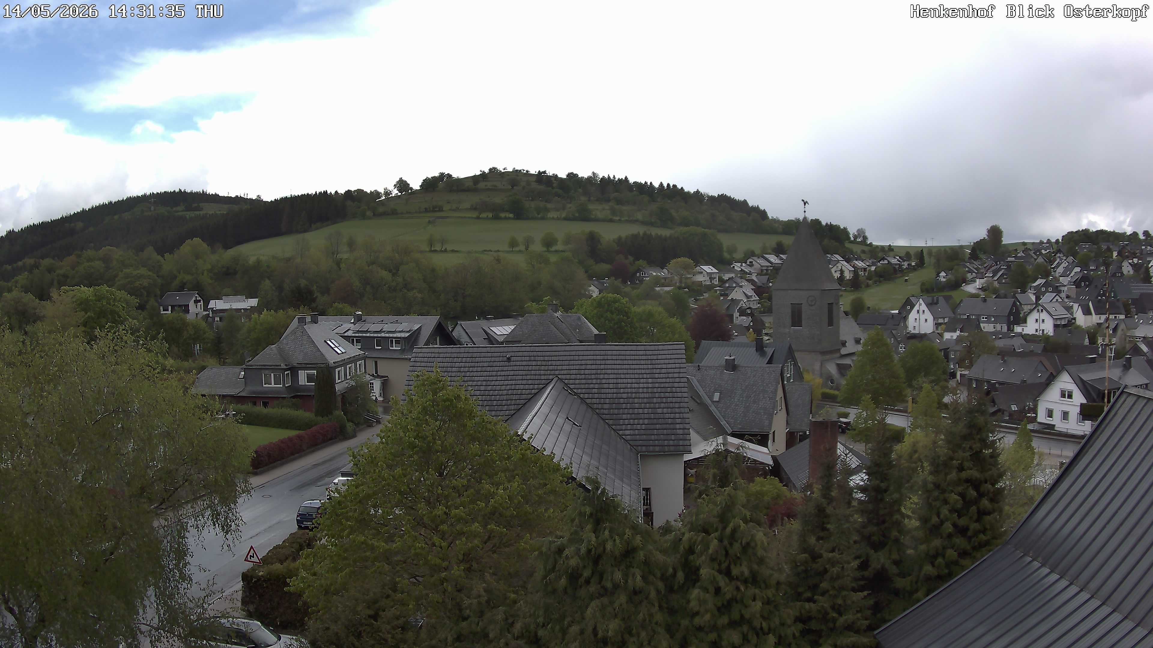 Archiv Foto Webcam Ortsmitte Usseln