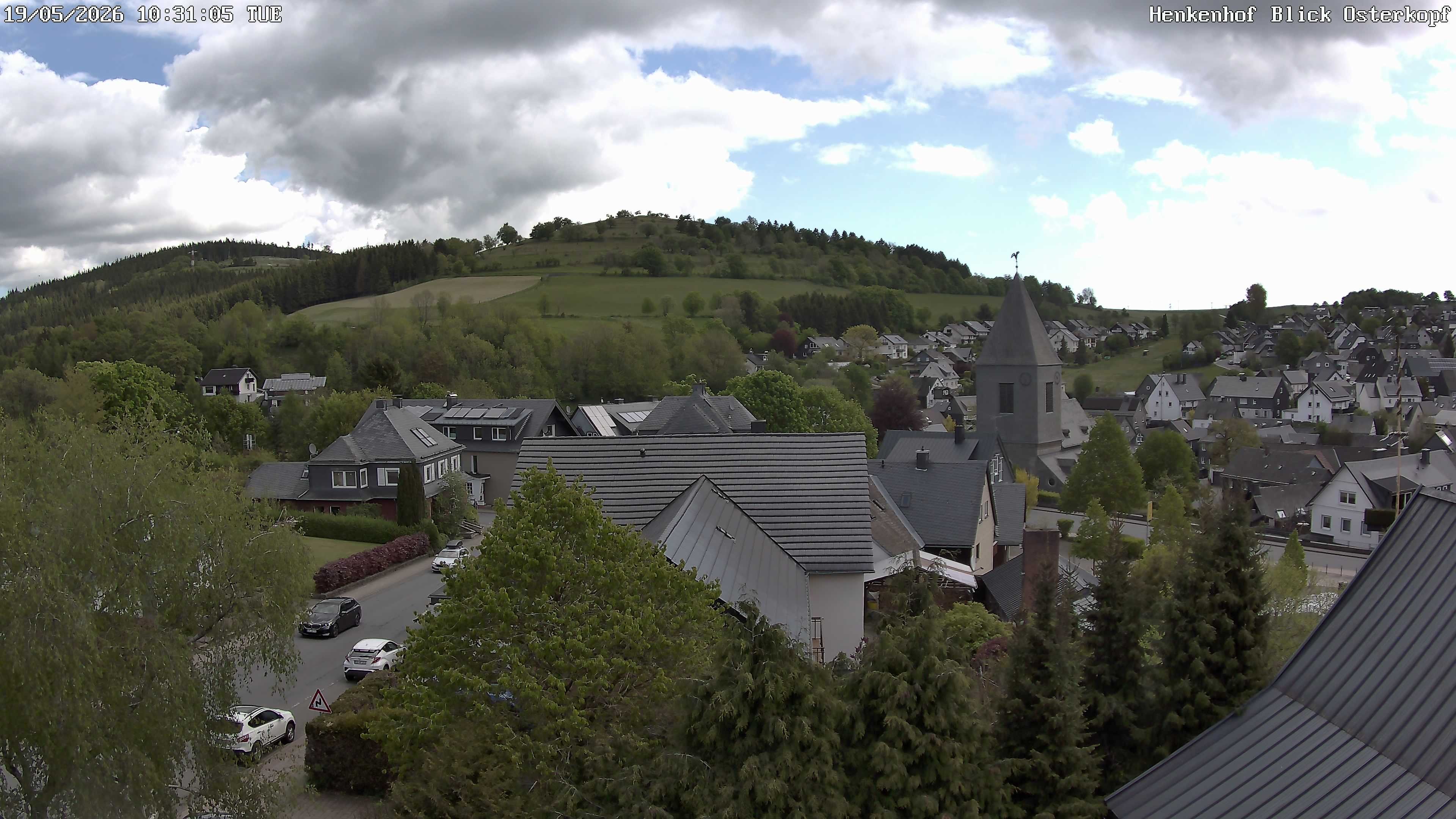 Archiv Foto Webcam Ortsmitte Usseln