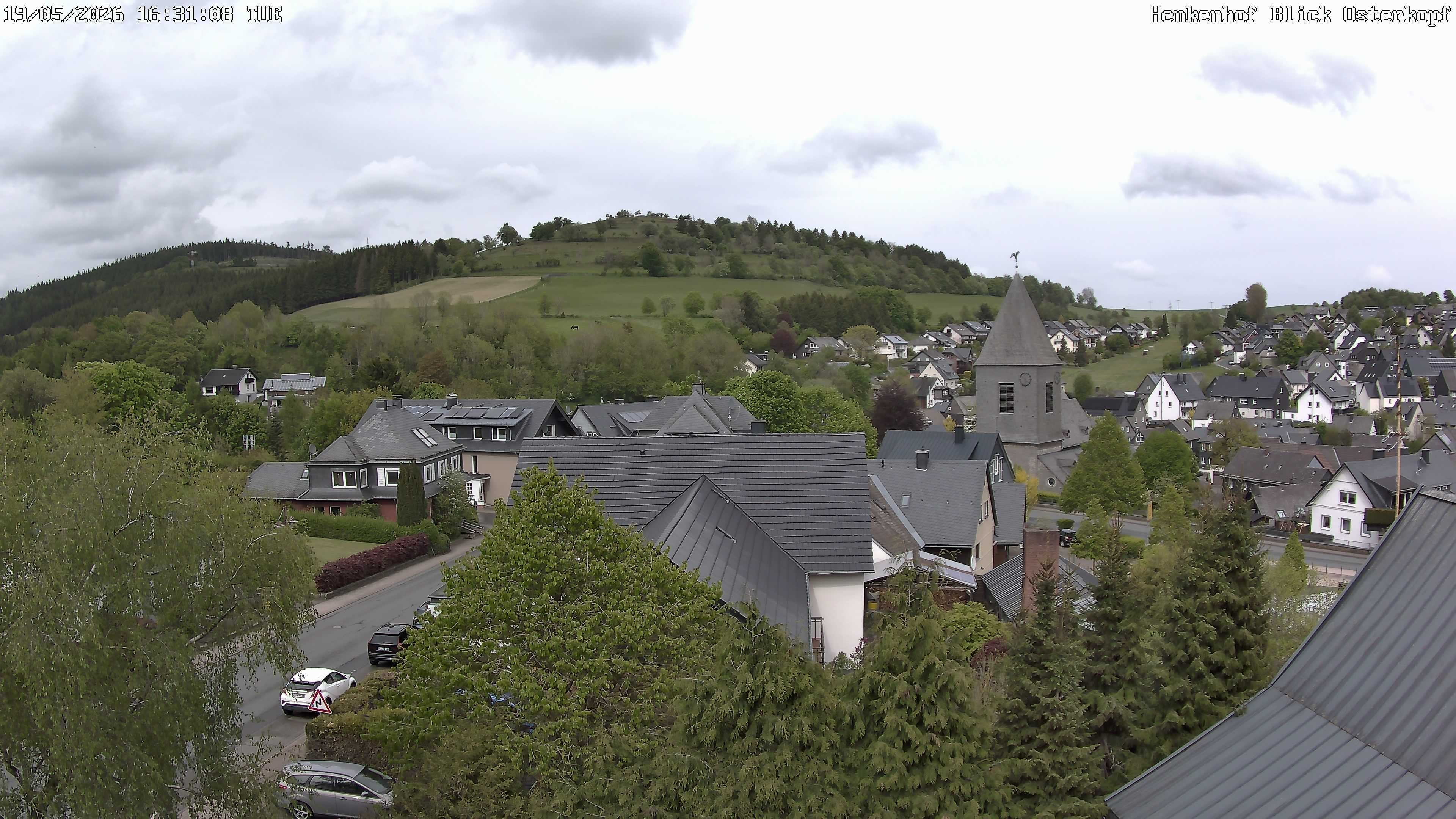 Archiv Foto Webcam Ortsmitte Usseln