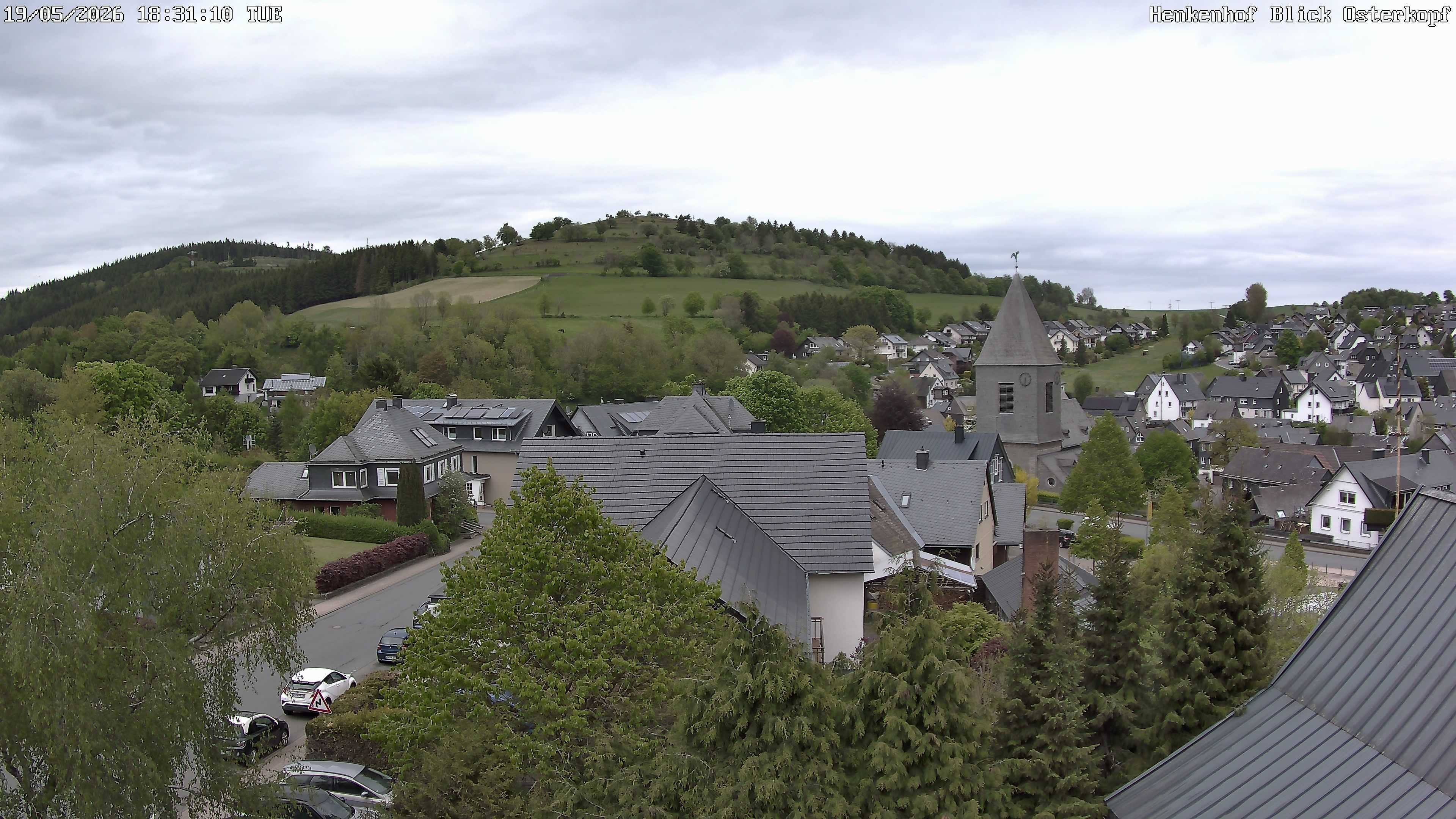 Archiv Foto Webcam Ortsmitte Usseln