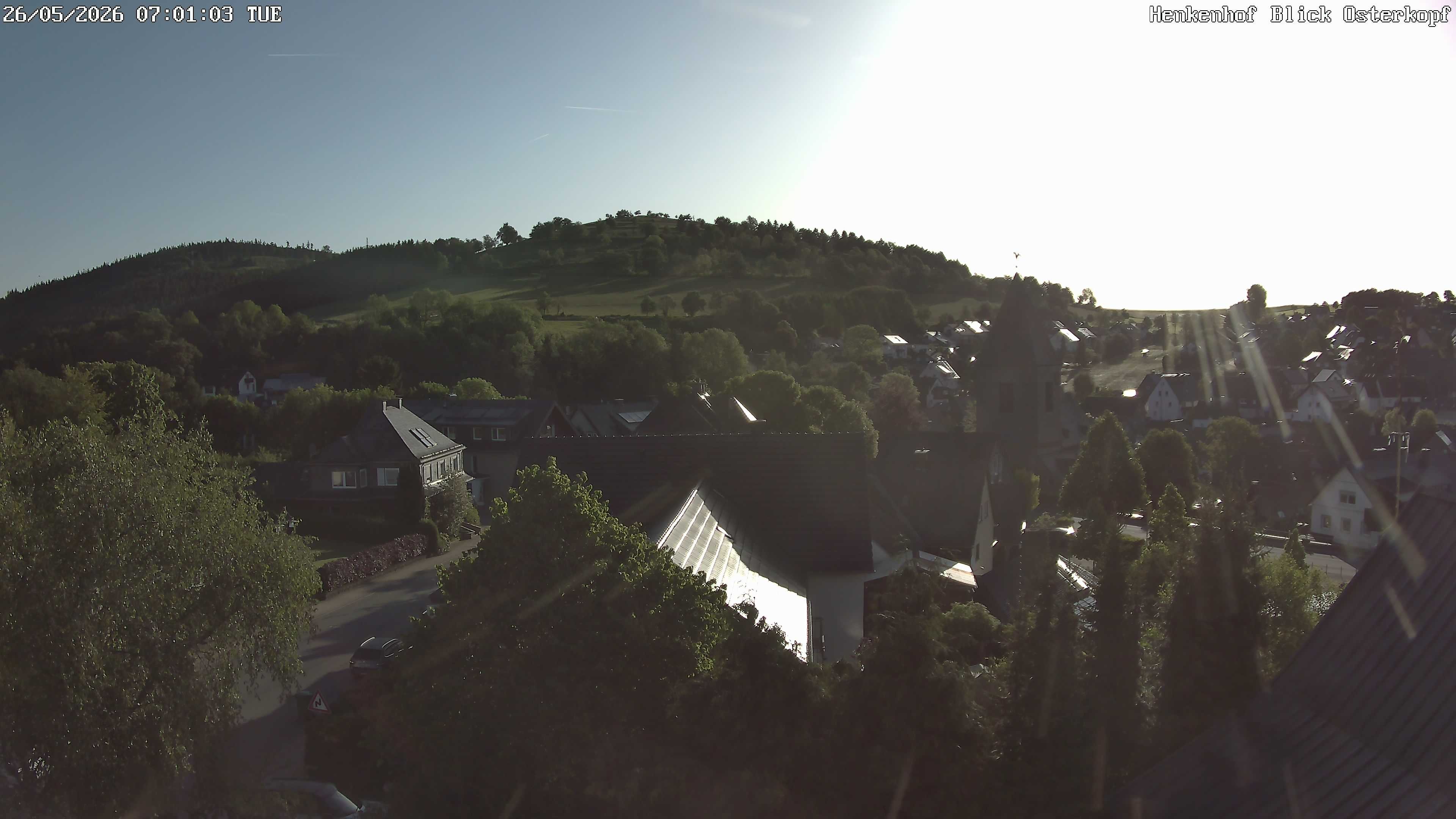 Archived image Webcam Willingen: View Usseln Village