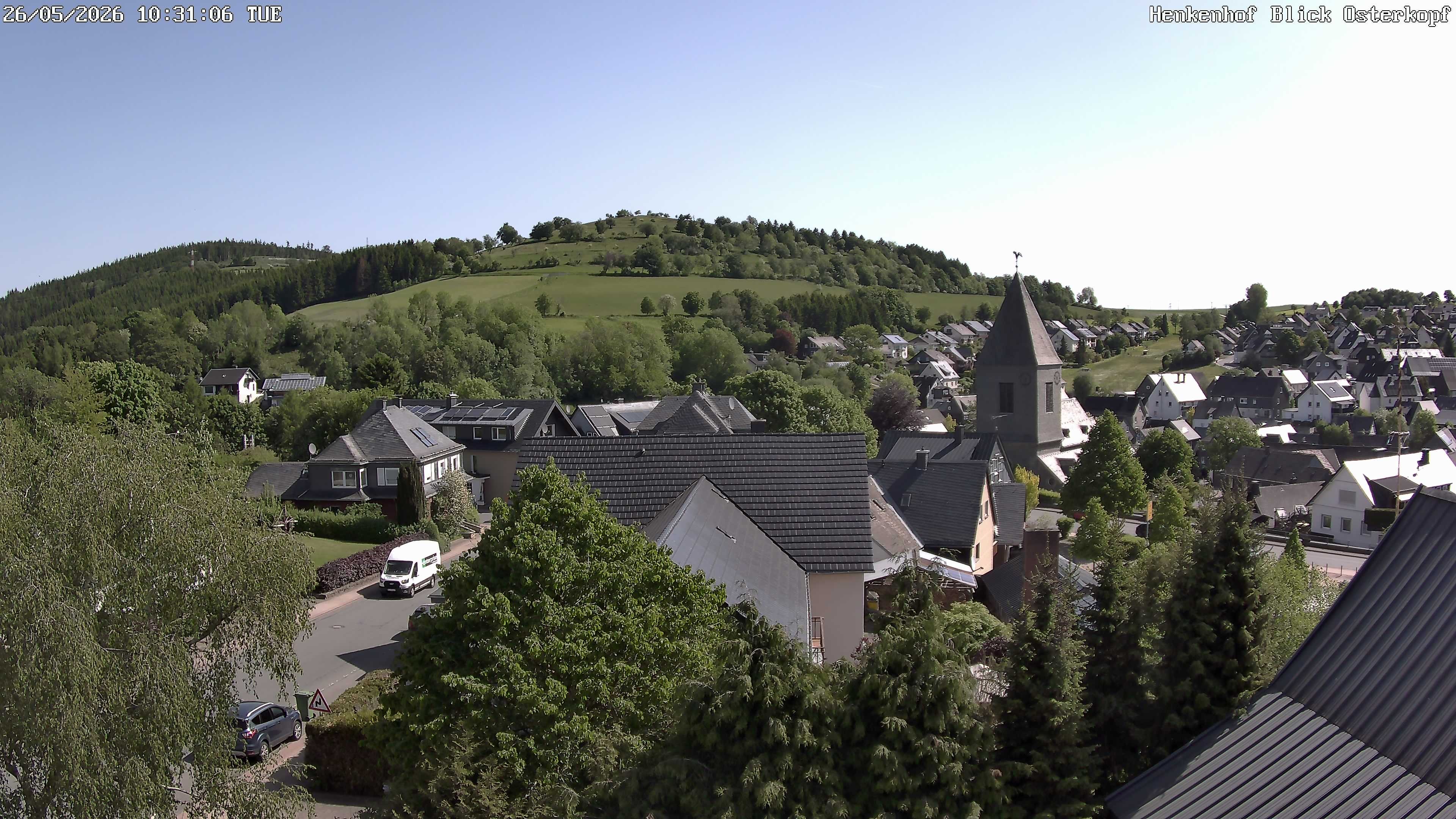 Archived image Webcam Willingen: View Usseln Village