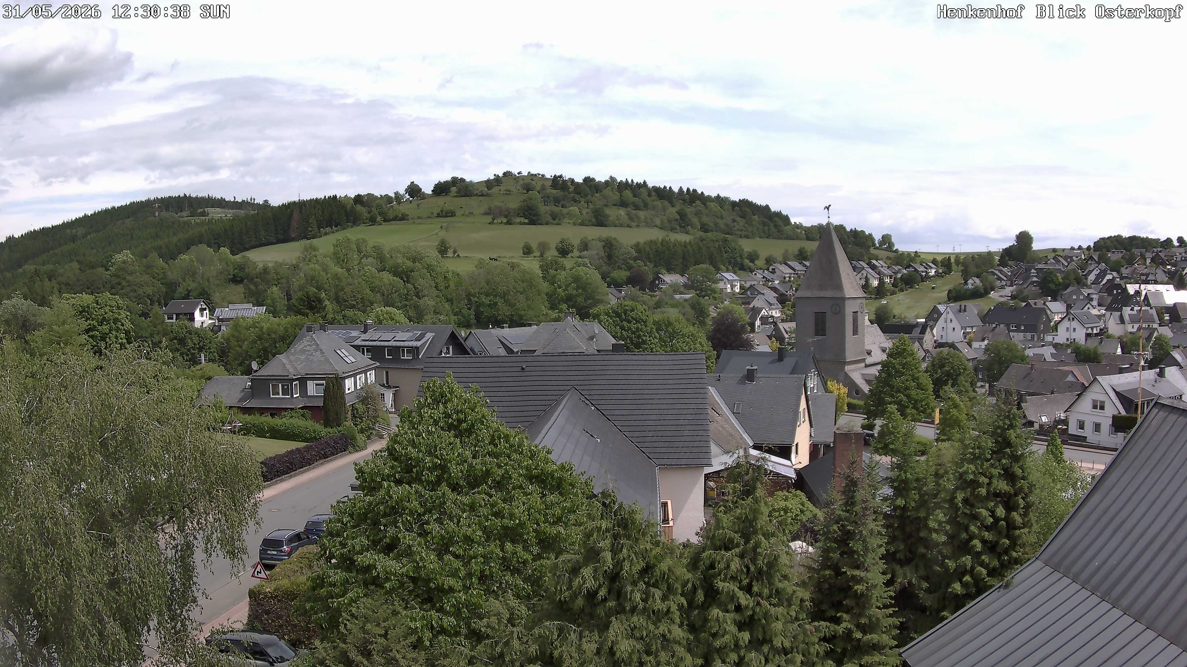 Archiv Foto Webcam Ortsmitte Usseln