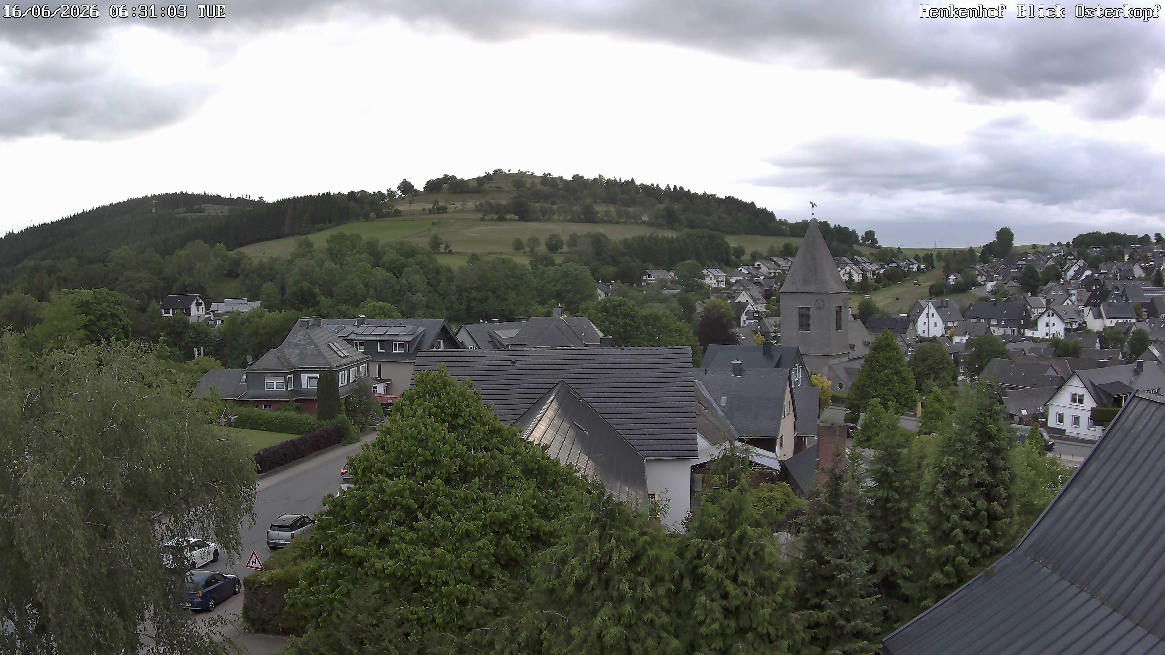 Archived image Webcam Willingen: View Usseln Village