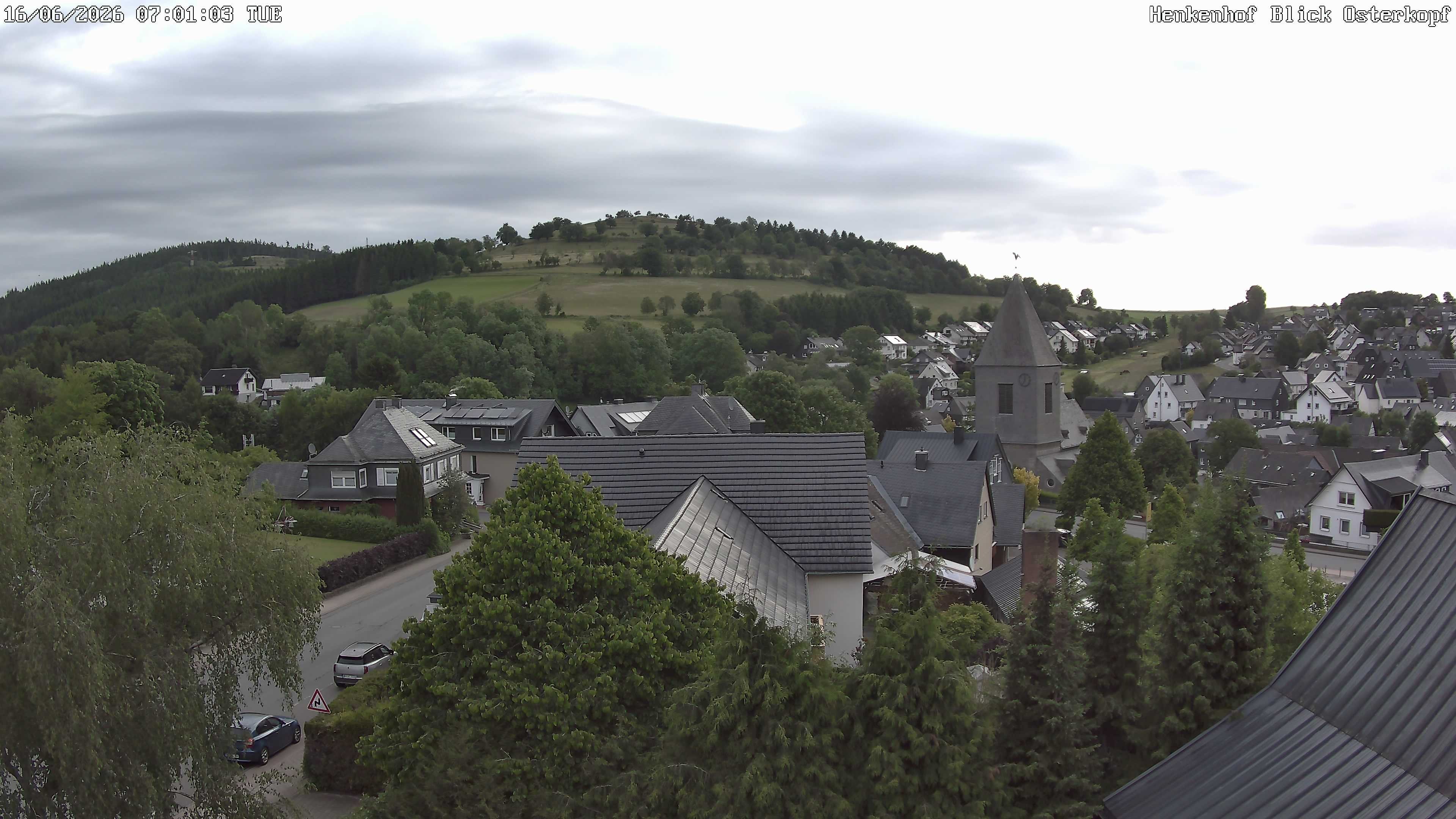 Archived image Webcam Willingen: View Usseln Village
