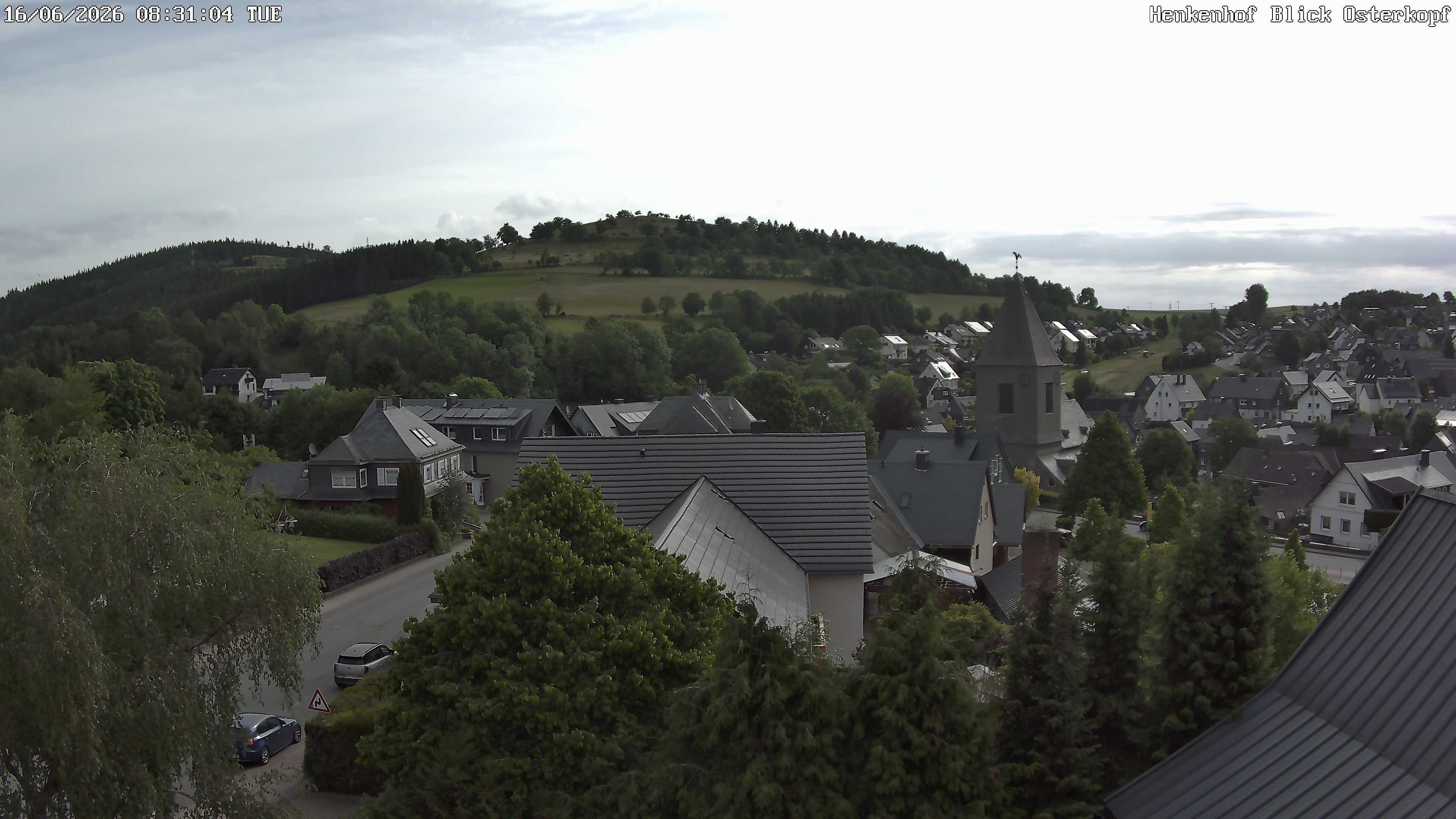 Archived image Webcam Willingen: View Usseln Village