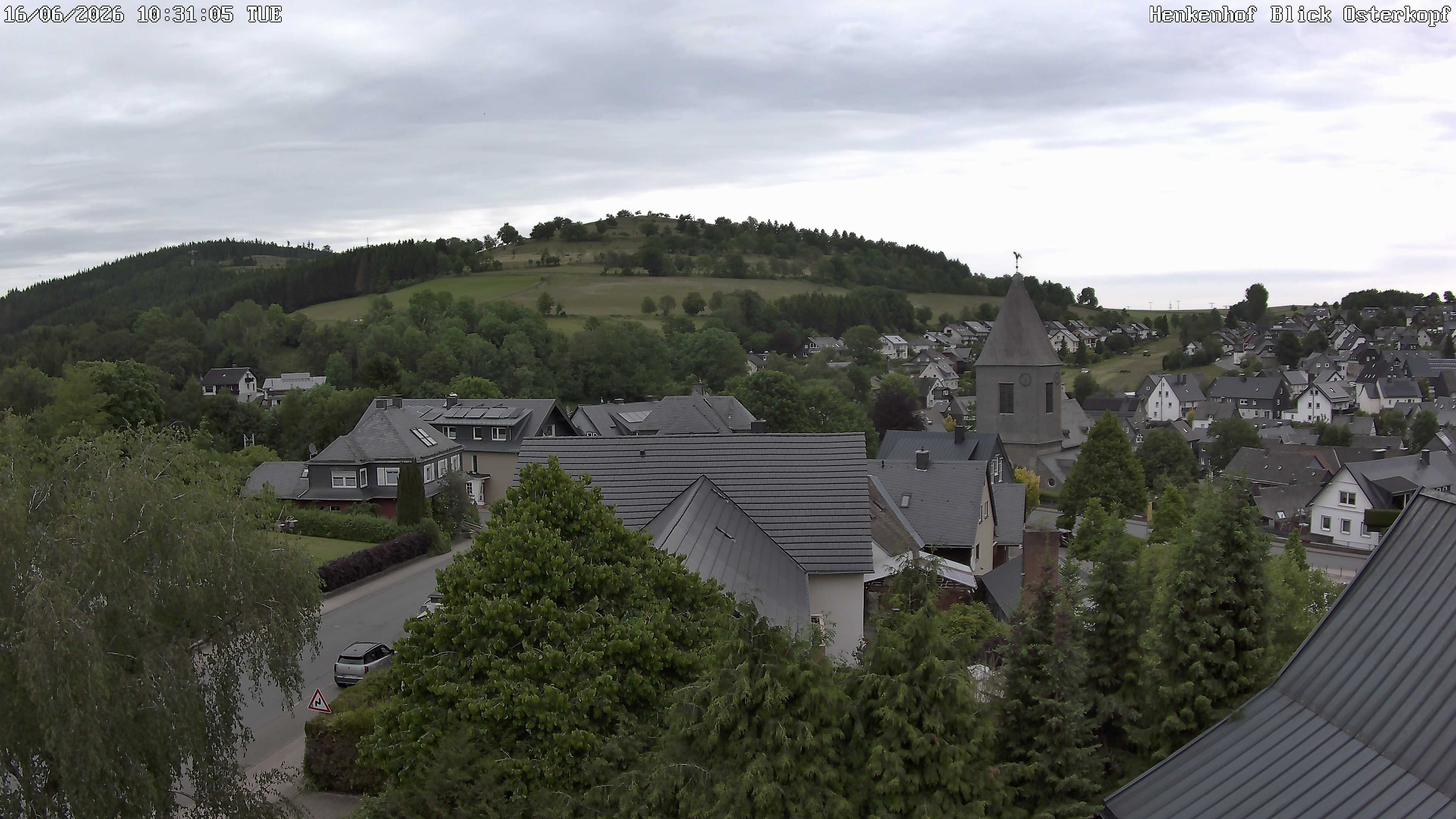 Archived image Webcam Willingen: View Usseln Village