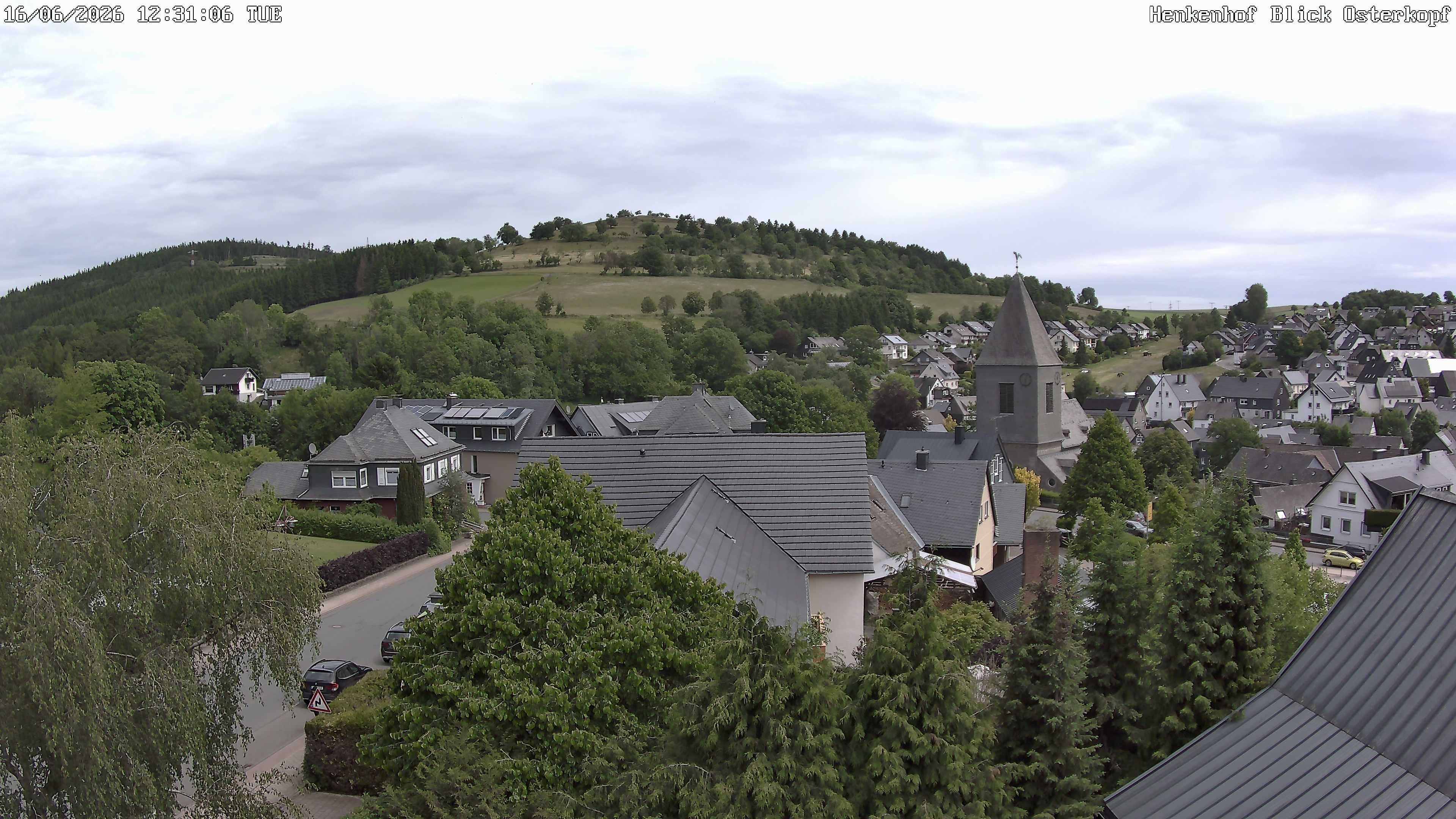 Archived image Webcam Willingen: View Usseln Village