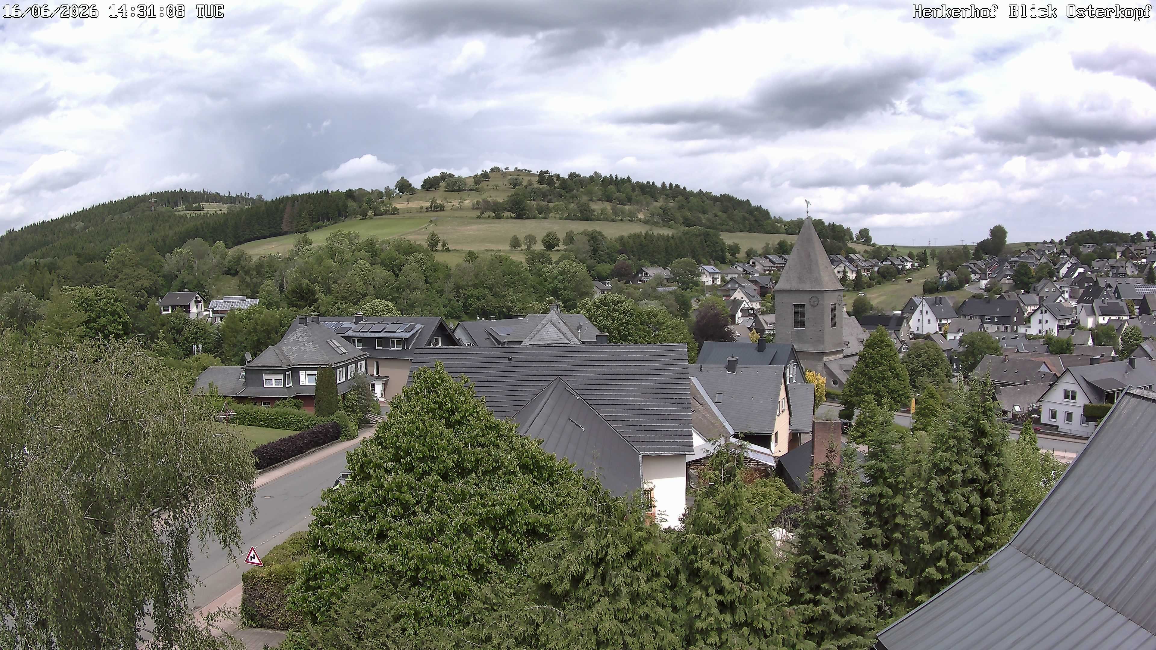 Archived image Webcam Willingen: View Usseln Village