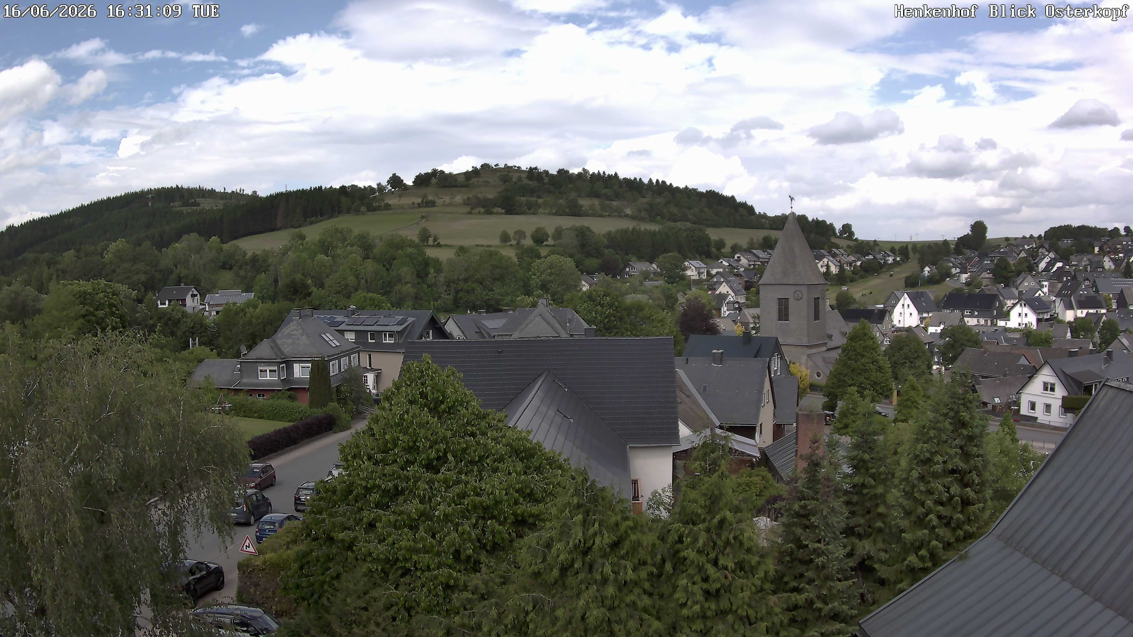 Archived image Webcam Willingen: View Usseln Village
