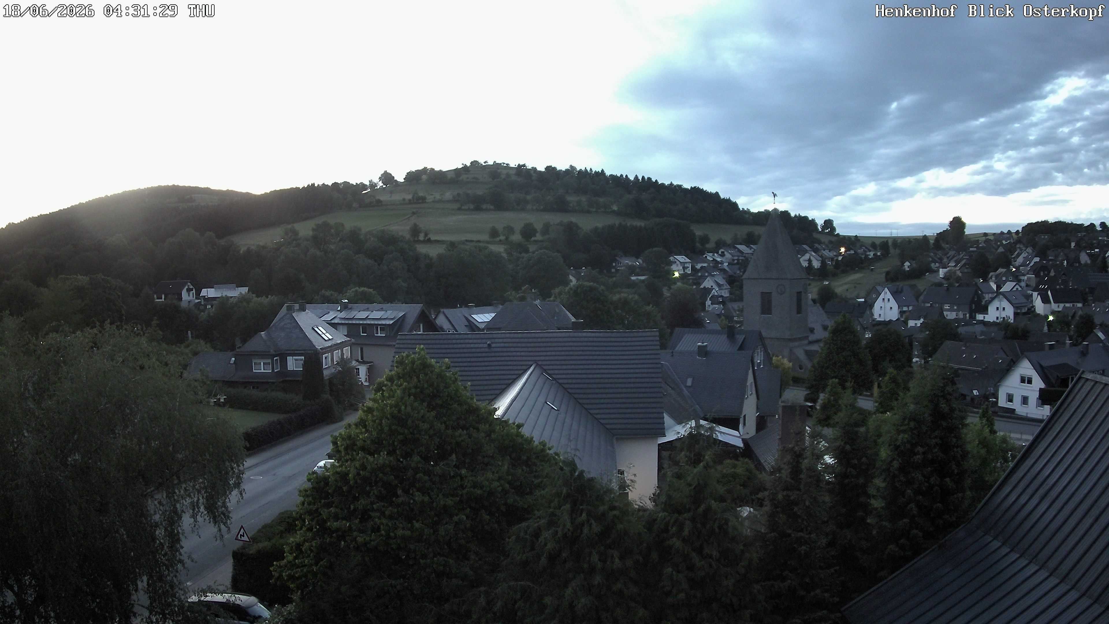 Archiv Foto Webcam Ortsmitte Usseln