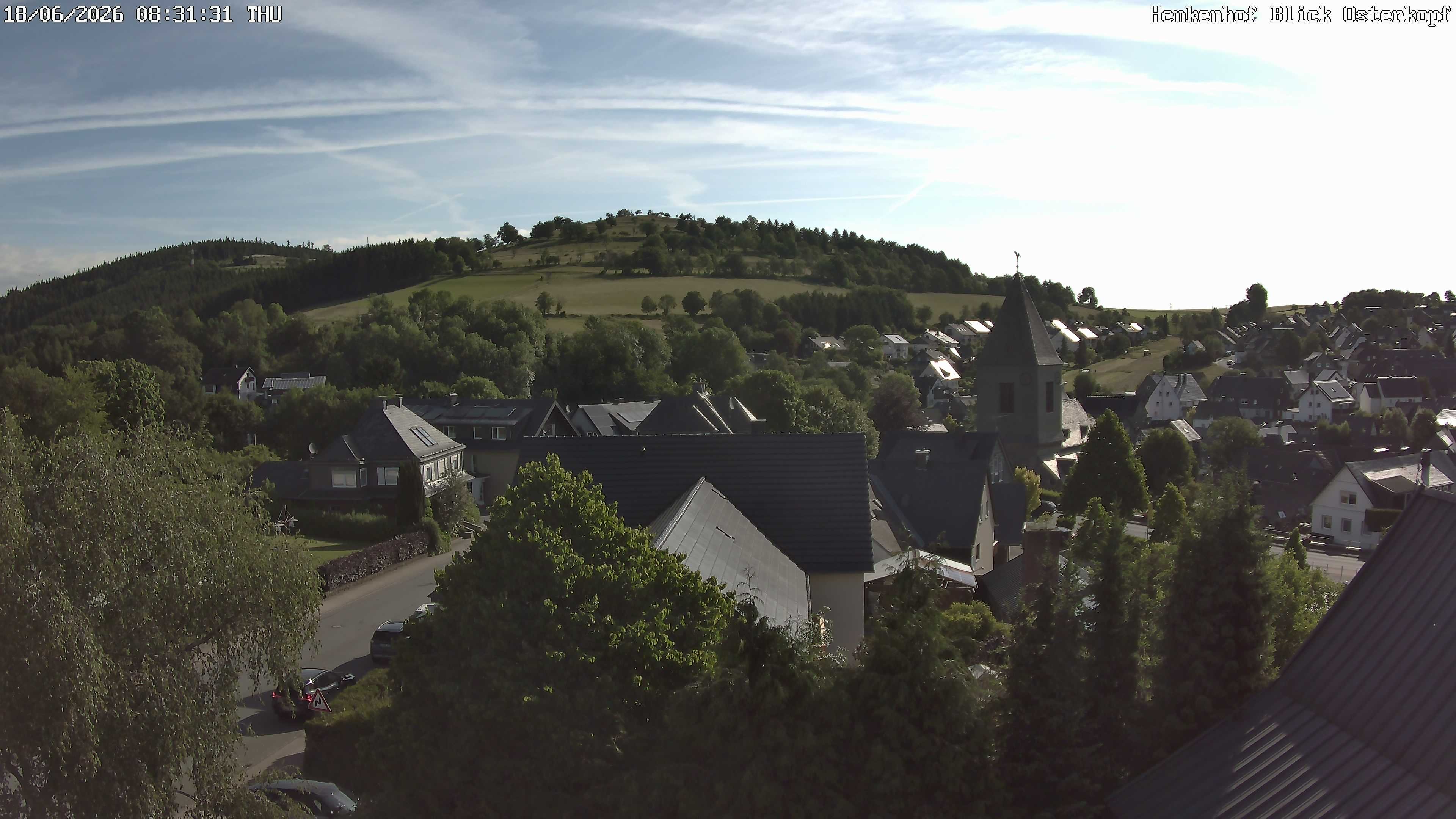 Archiv Foto Webcam Ortsmitte Usseln