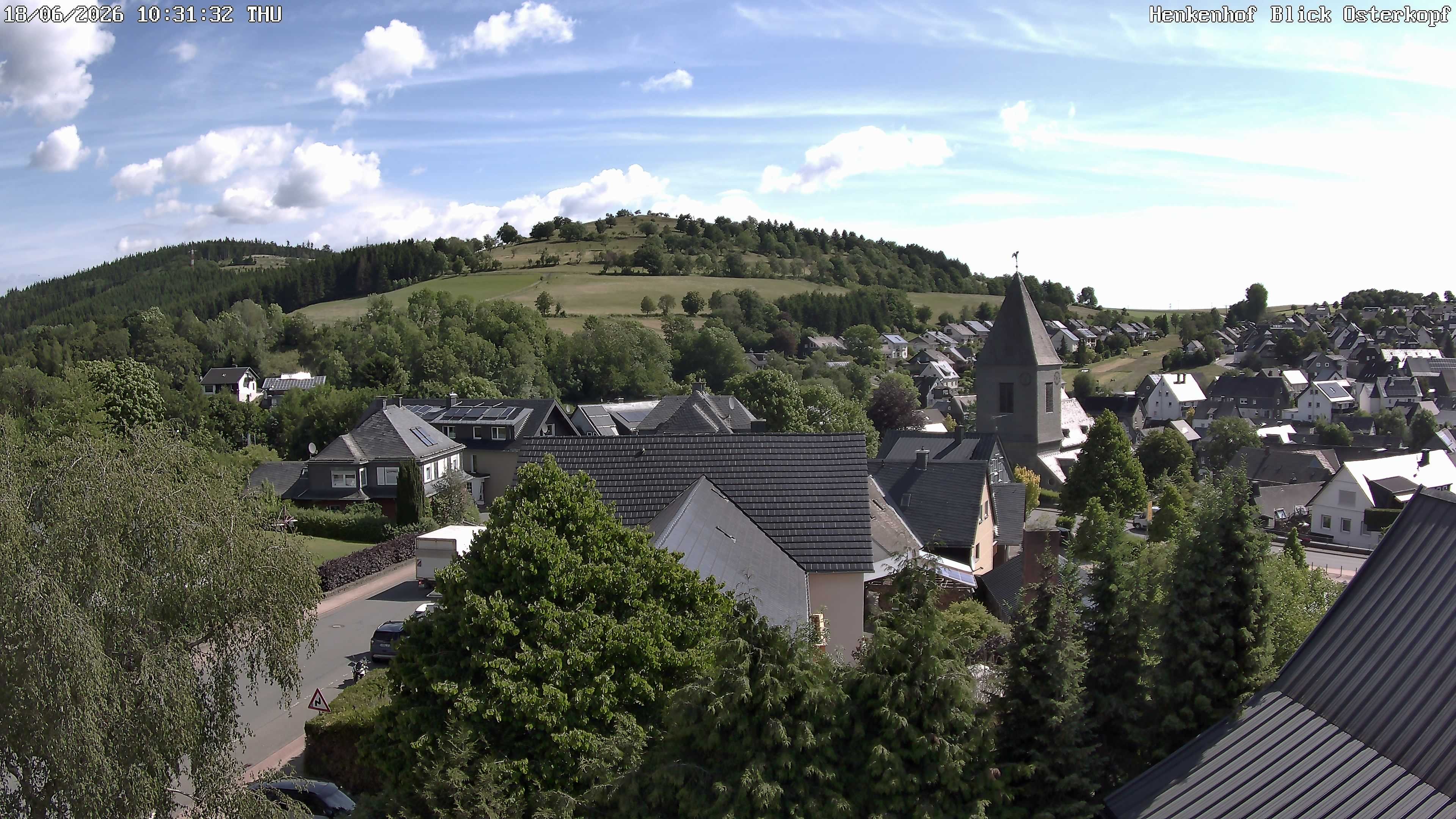 Archiv Foto Webcam Ortsmitte Usseln