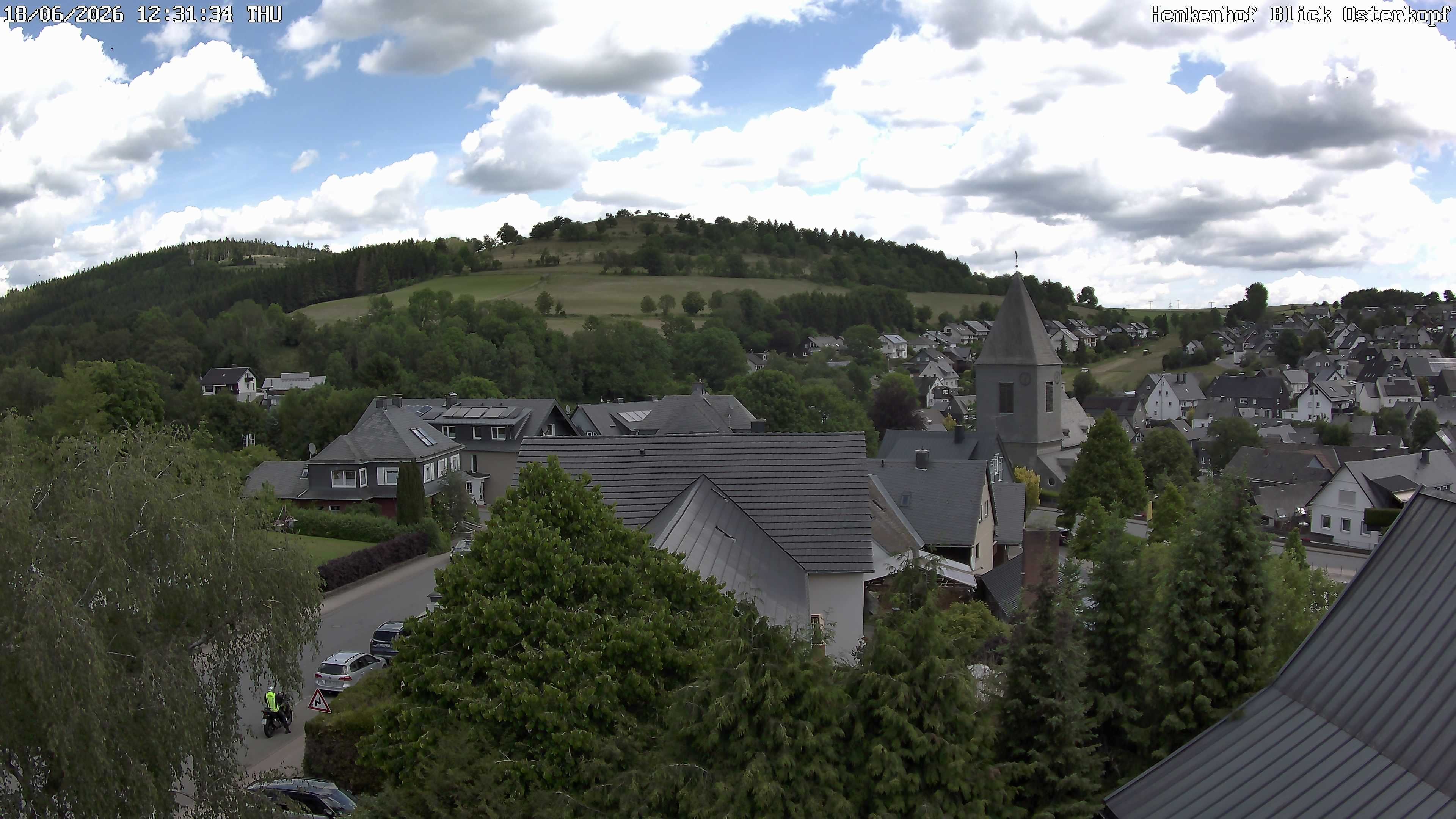 Archiv Foto Webcam Ortsmitte Usseln
