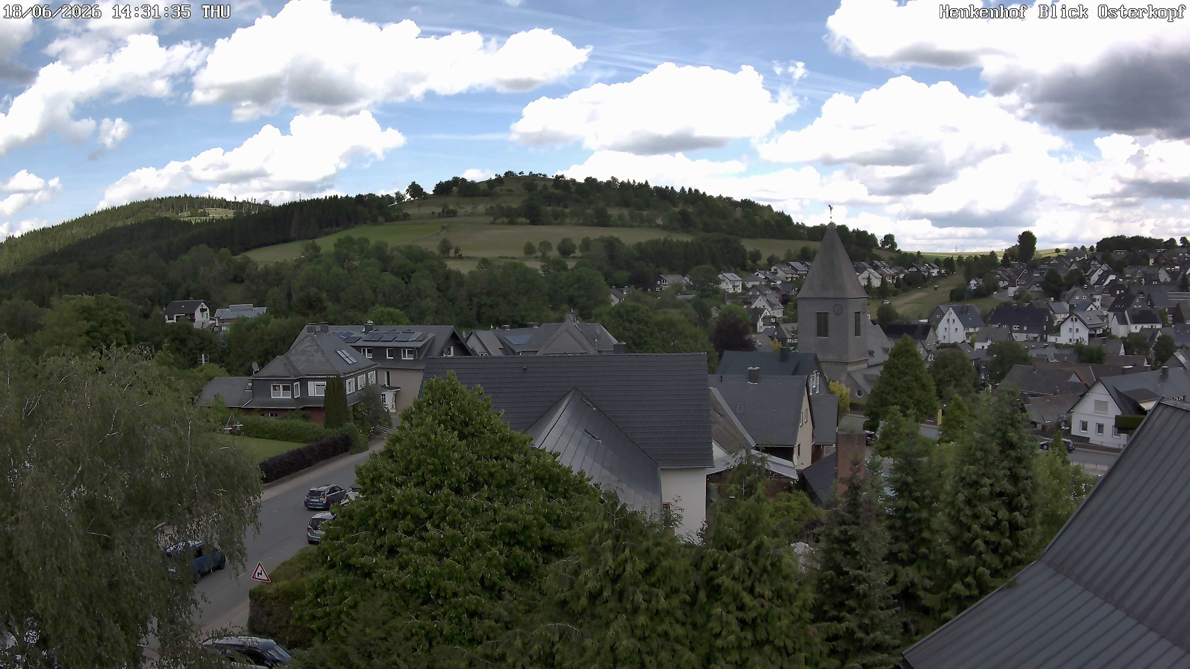 Archiv Foto Webcam Ortsmitte Usseln