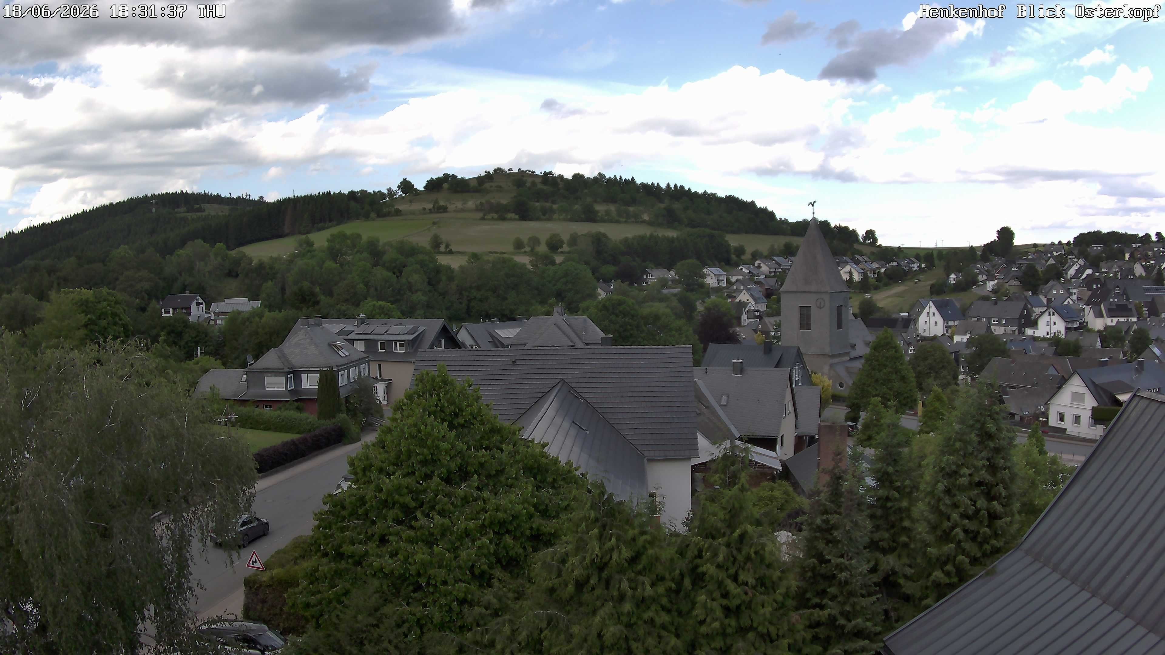 Archiv Foto Webcam Ortsmitte Usseln