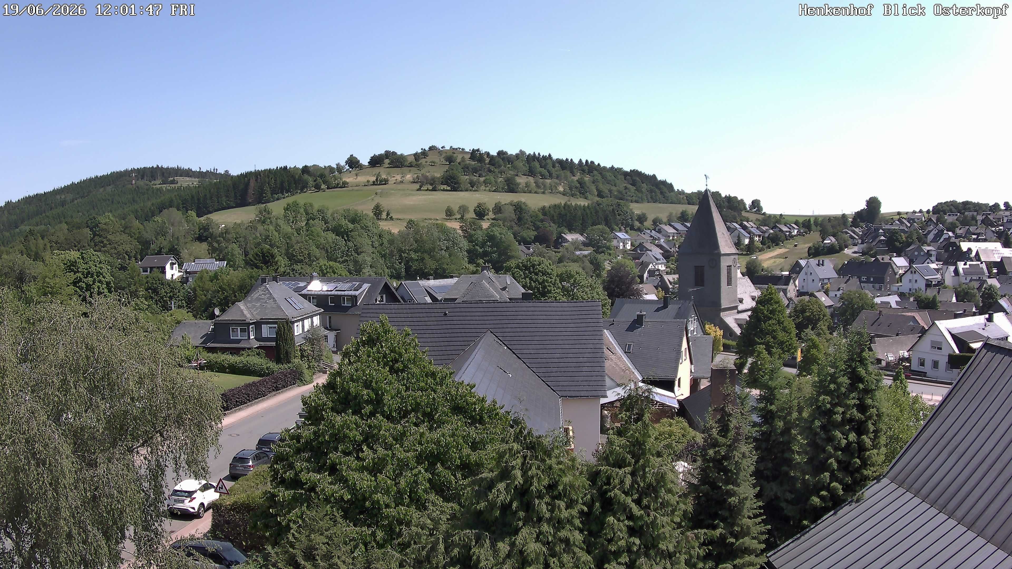 Archiv Foto Webcam Ortsmitte Usseln