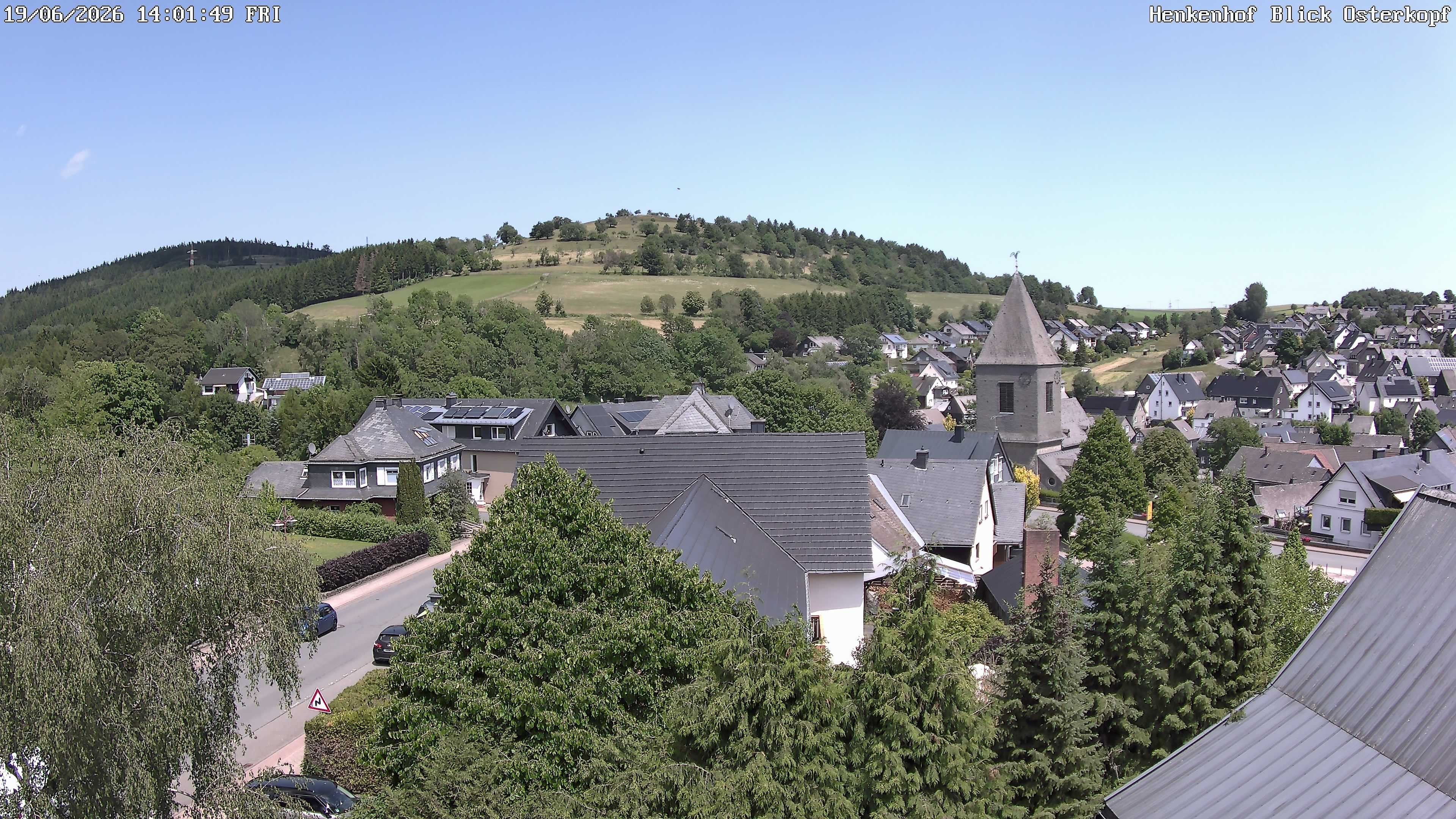 Archiv Foto Webcam Ortsmitte Usseln