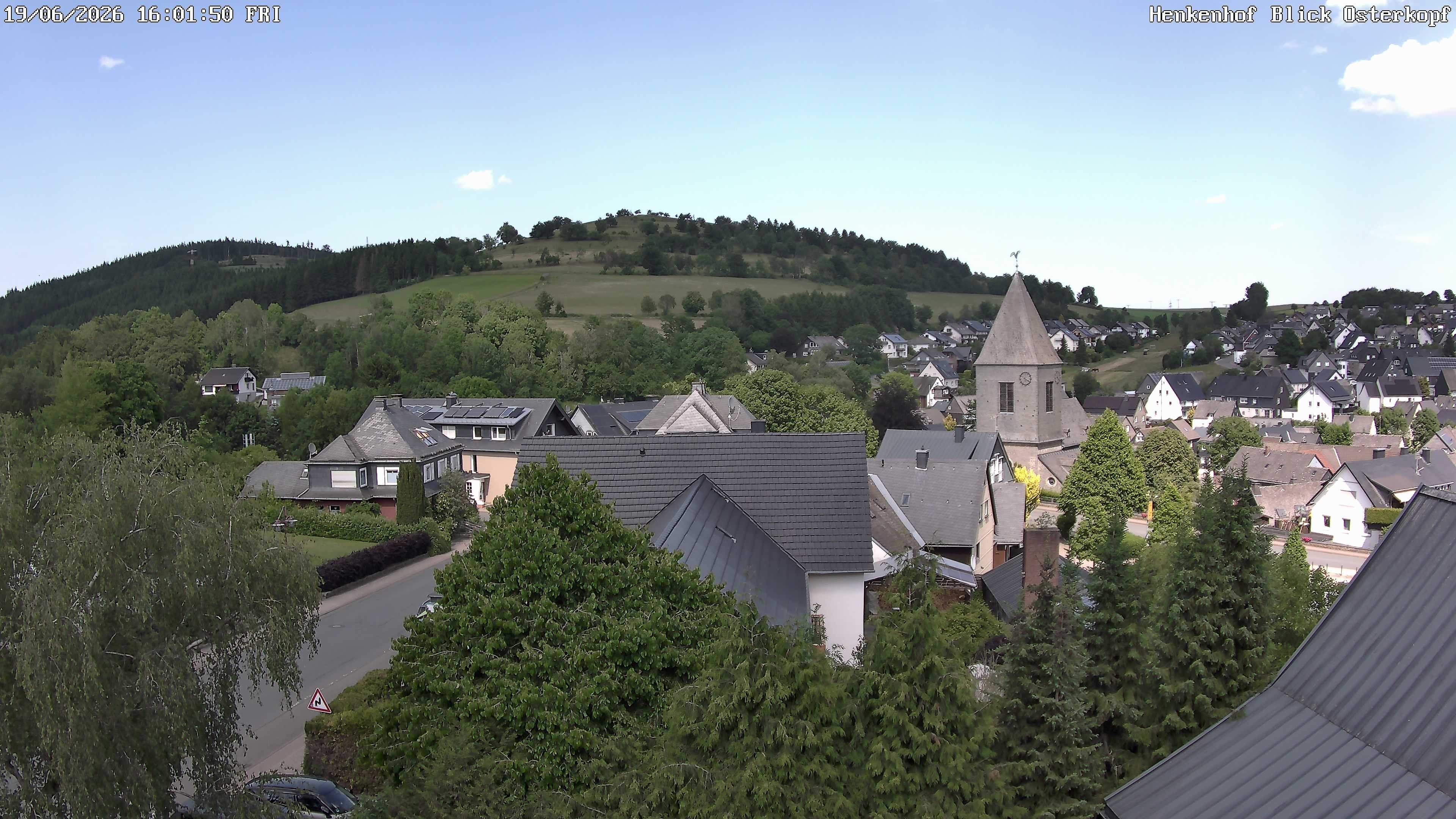 Archiv Foto Webcam Ortsmitte Usseln