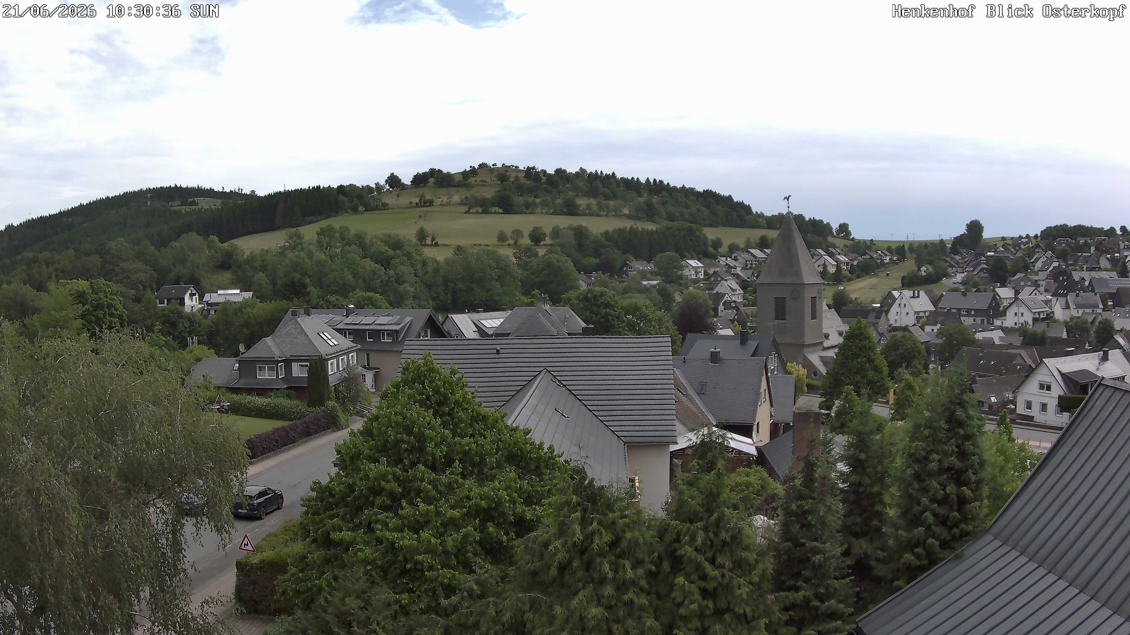 Archiv Foto Webcam Ortsmitte Usseln